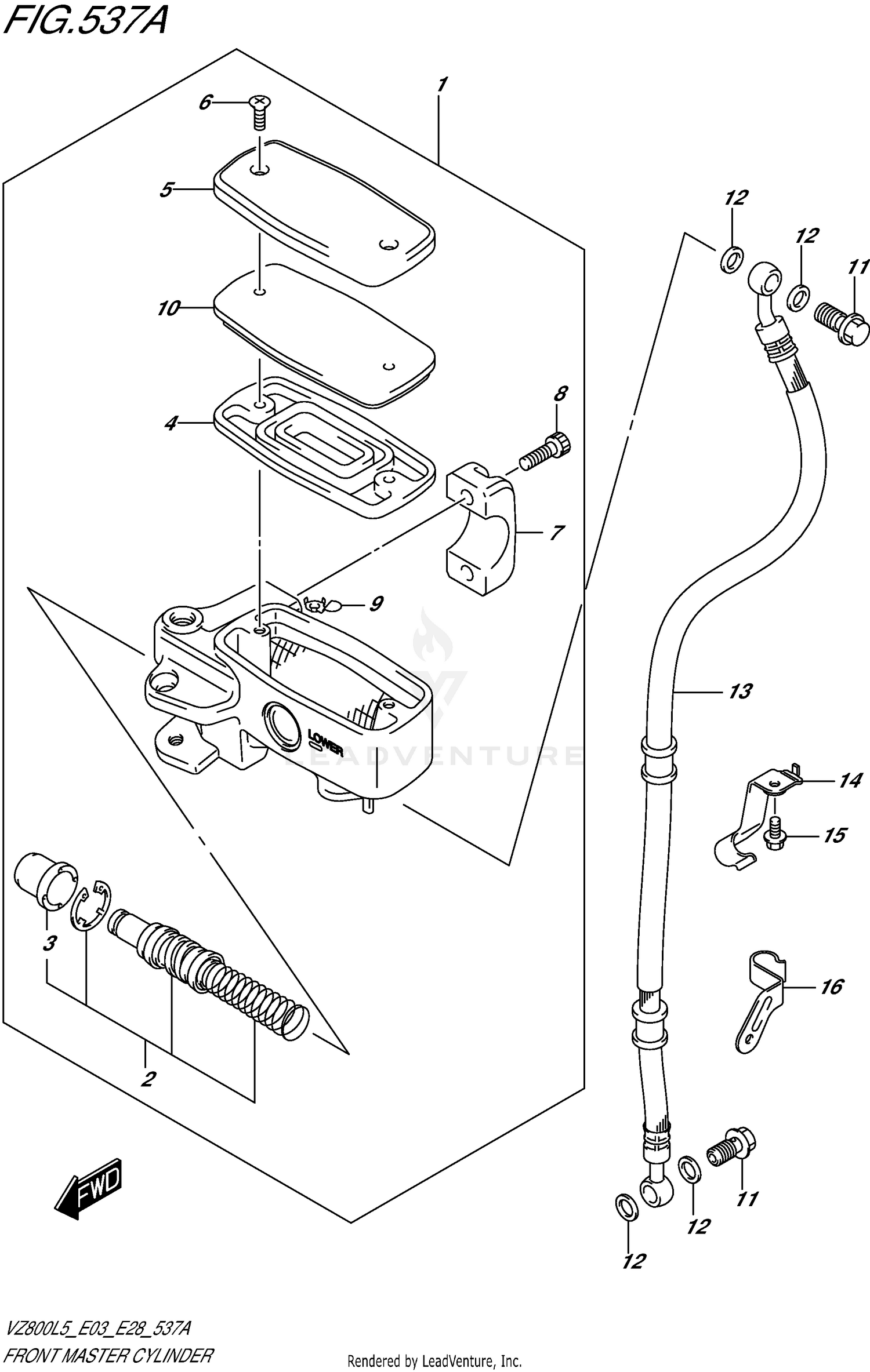 FRONT MASTER CYLINDER