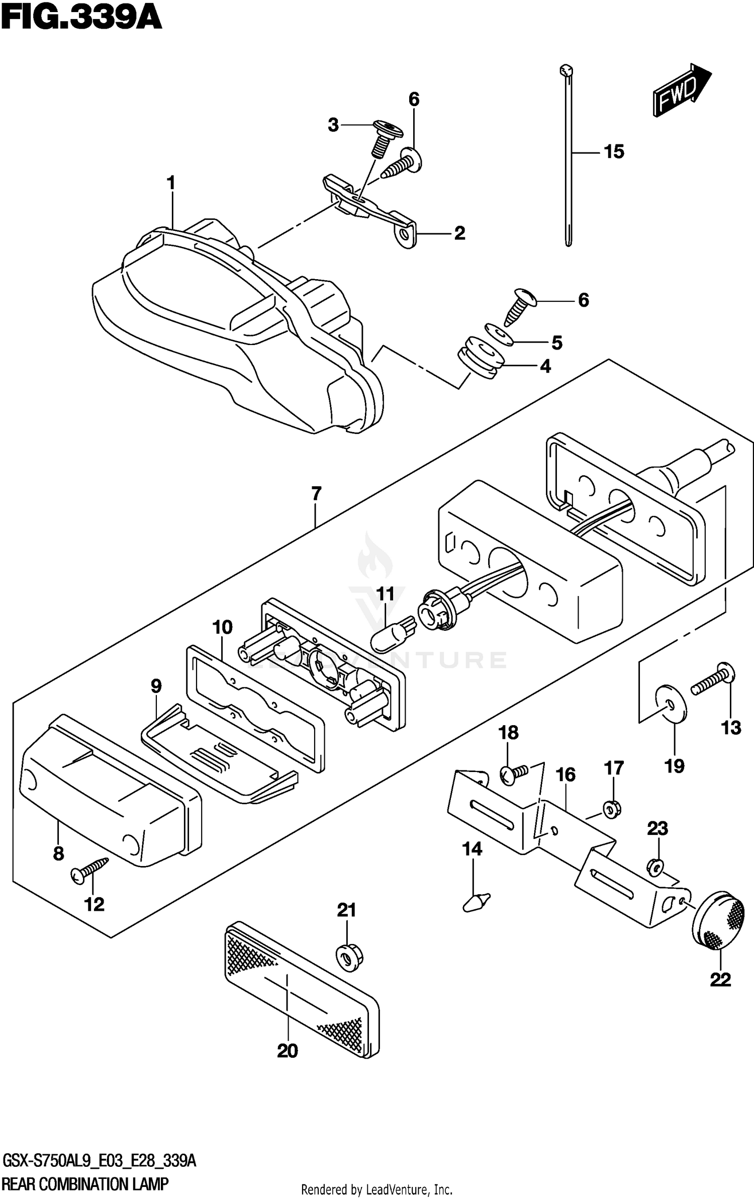 REAR COMBINATION LAMP