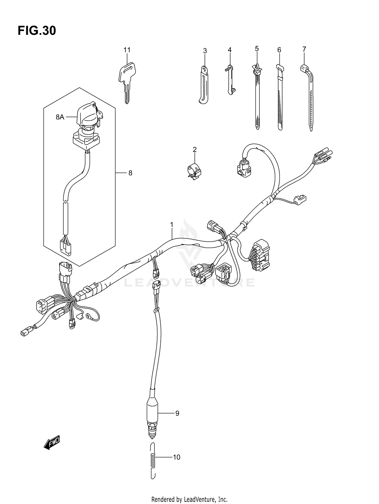 WIRING HARNESS (MODEL K3)