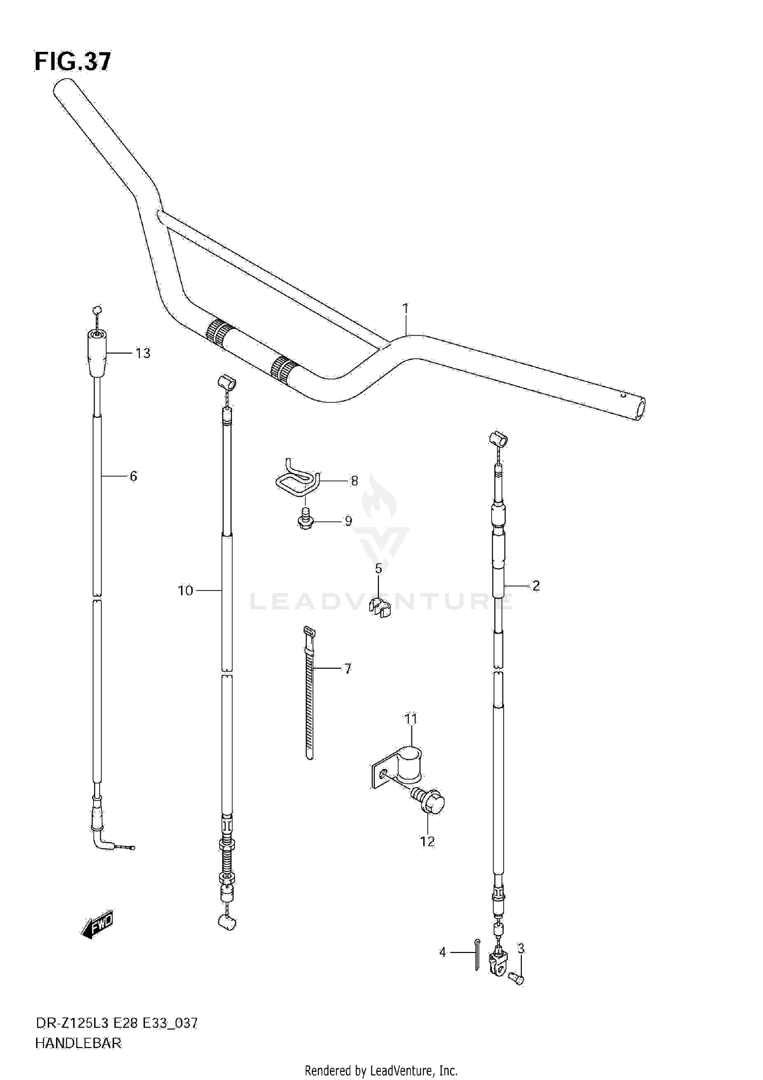 HANDLEBAR (DR-Z125L3 E28)