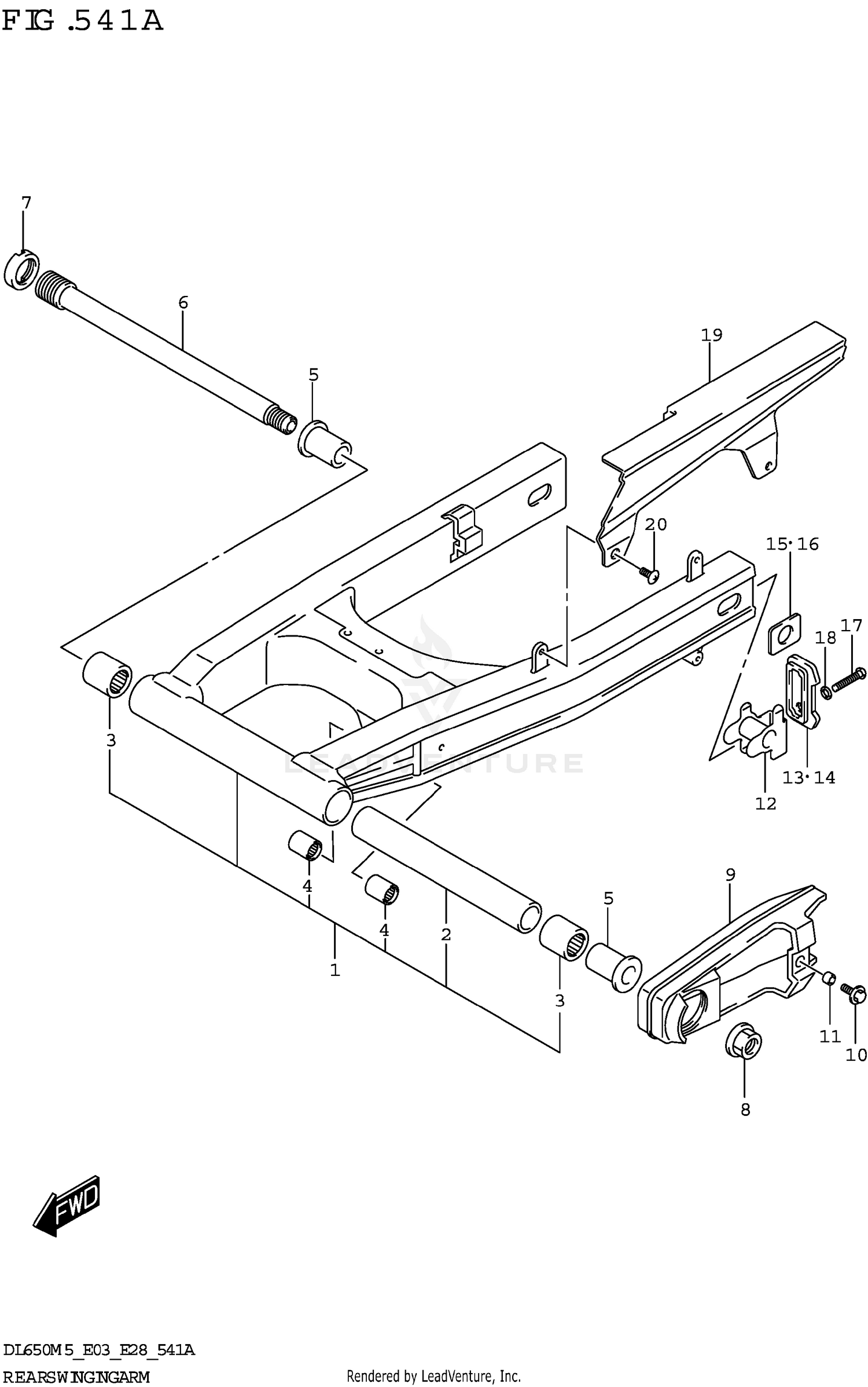 REAR SWINGINGARM