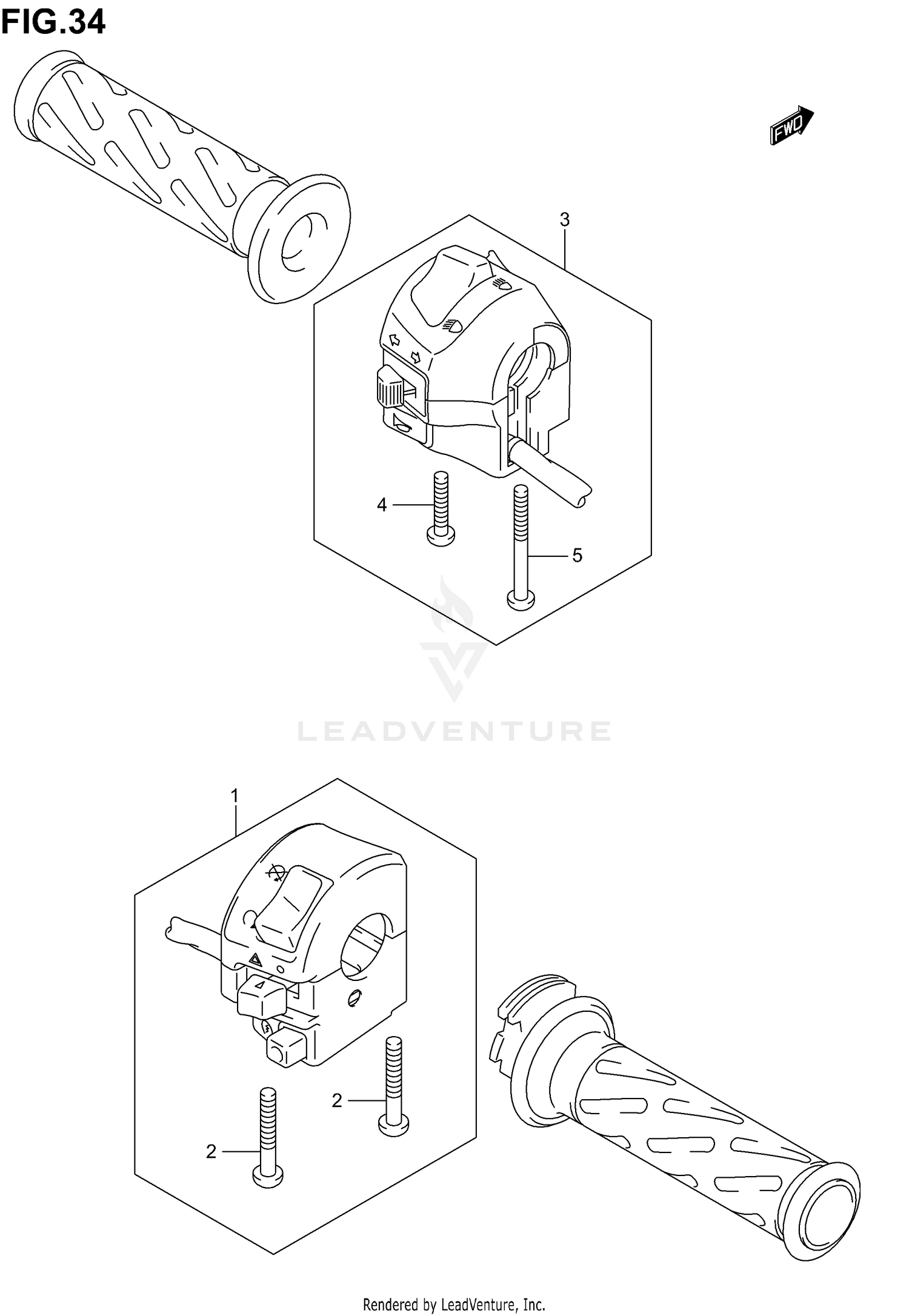 HANDLE SWITCH (SV1000SK3/SK4/SK5)