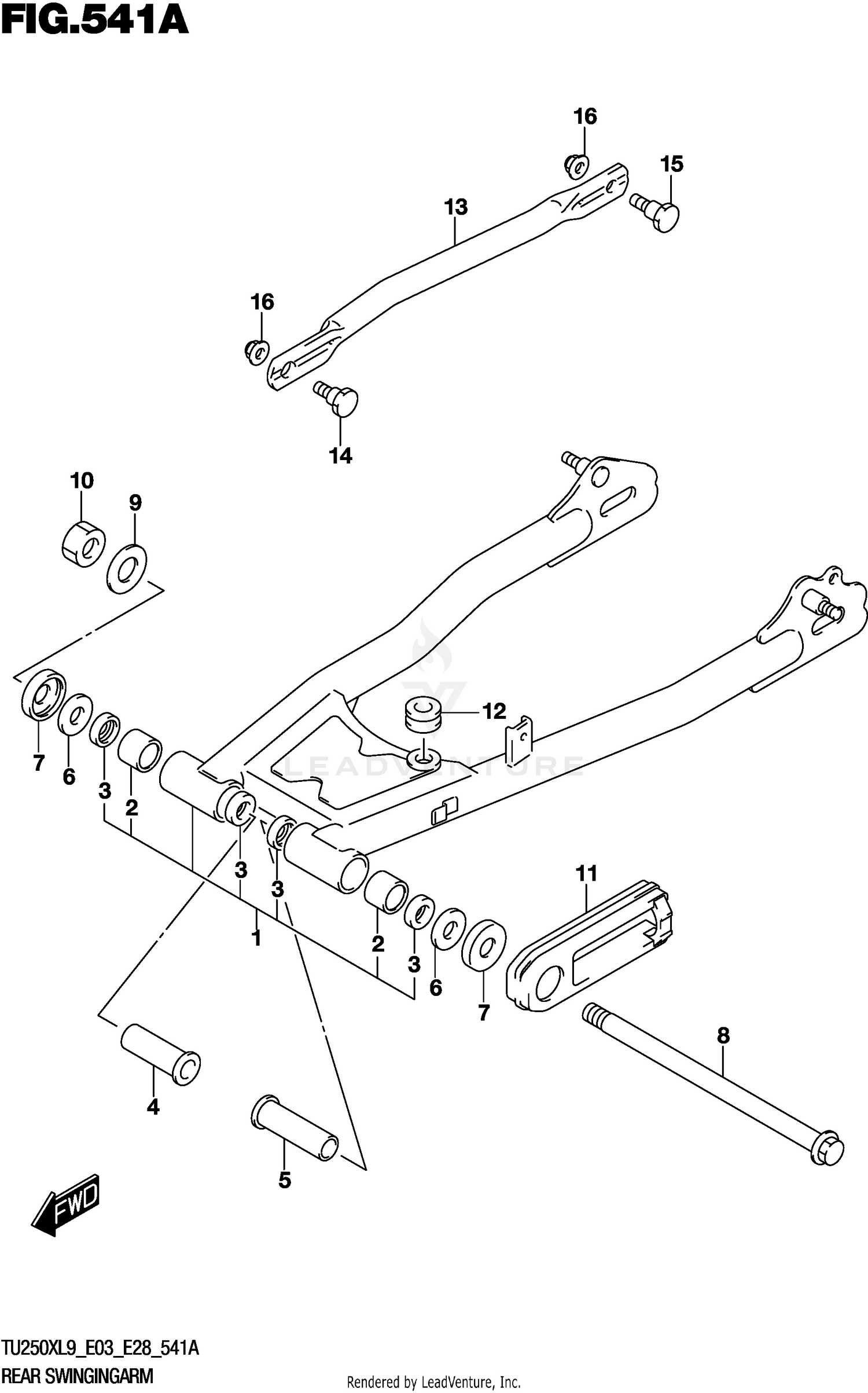 REAR SWINGINGARM