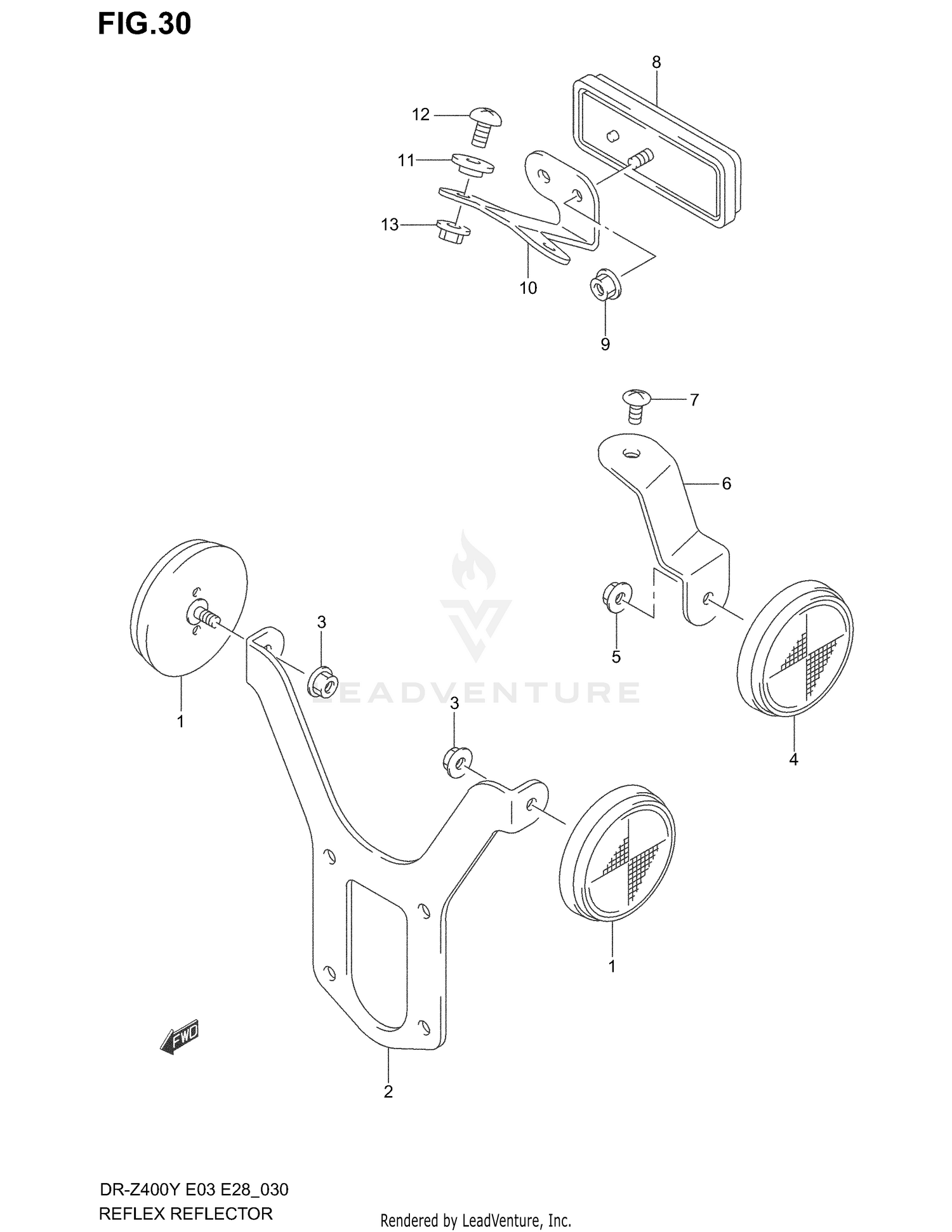 REFLEX REFLECTOR (E28)