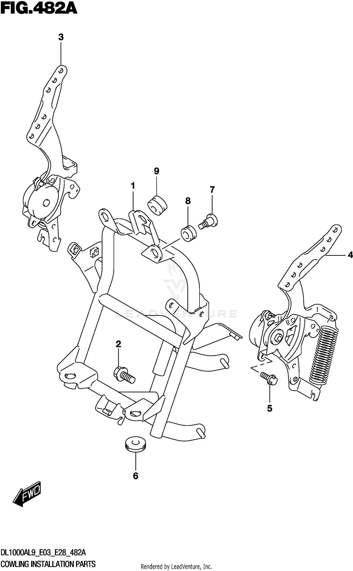 COWLING INSTALLATION PARTS