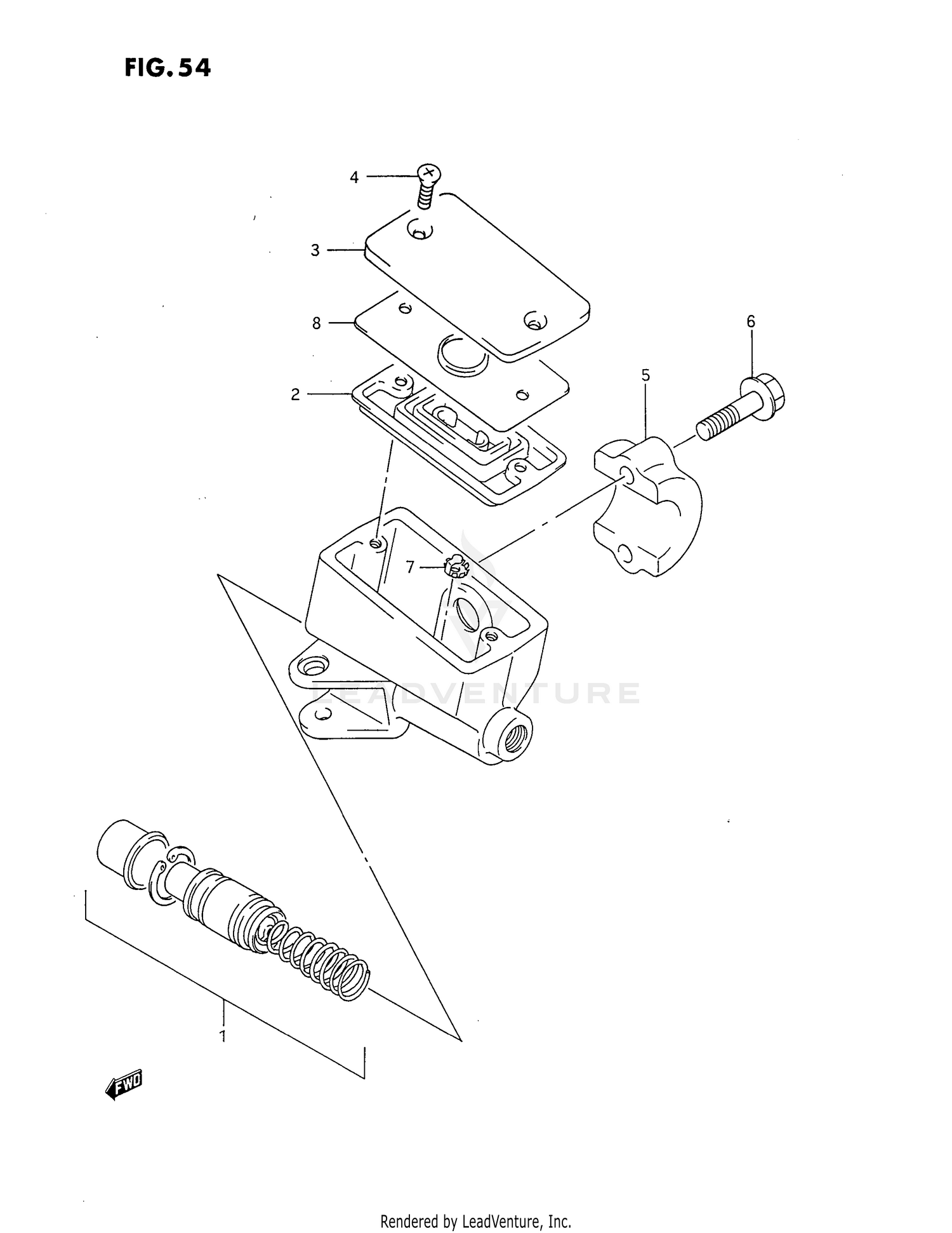 FRONT MASTER CYLINDER