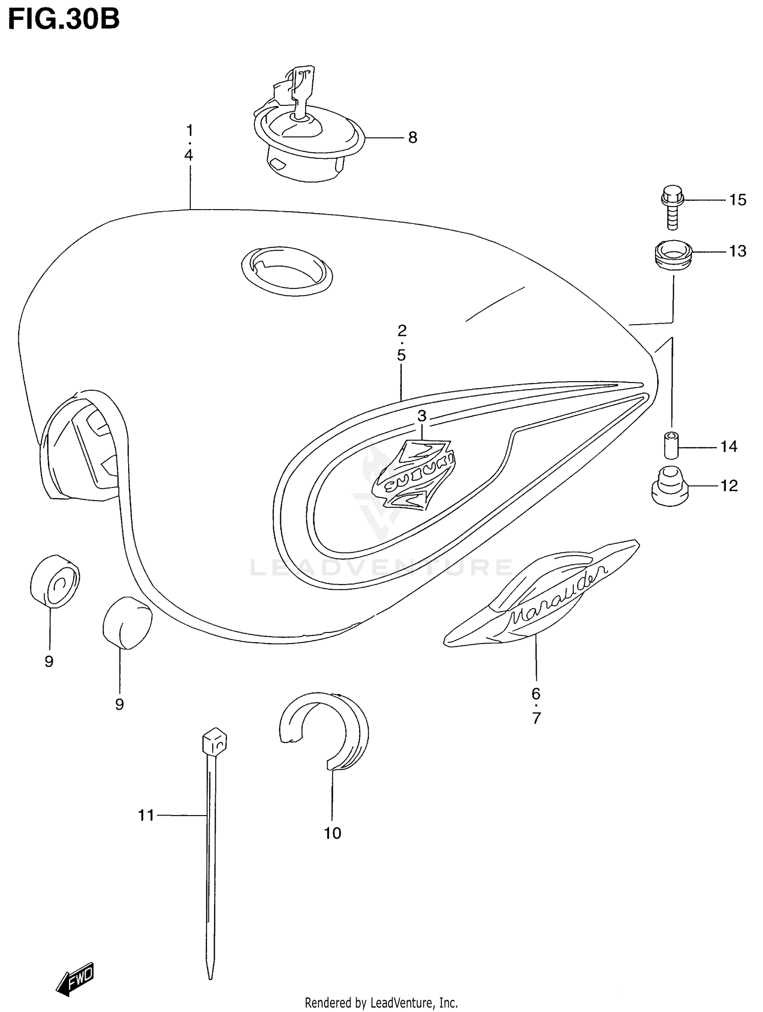 FUEL TANK (MODEL K1)