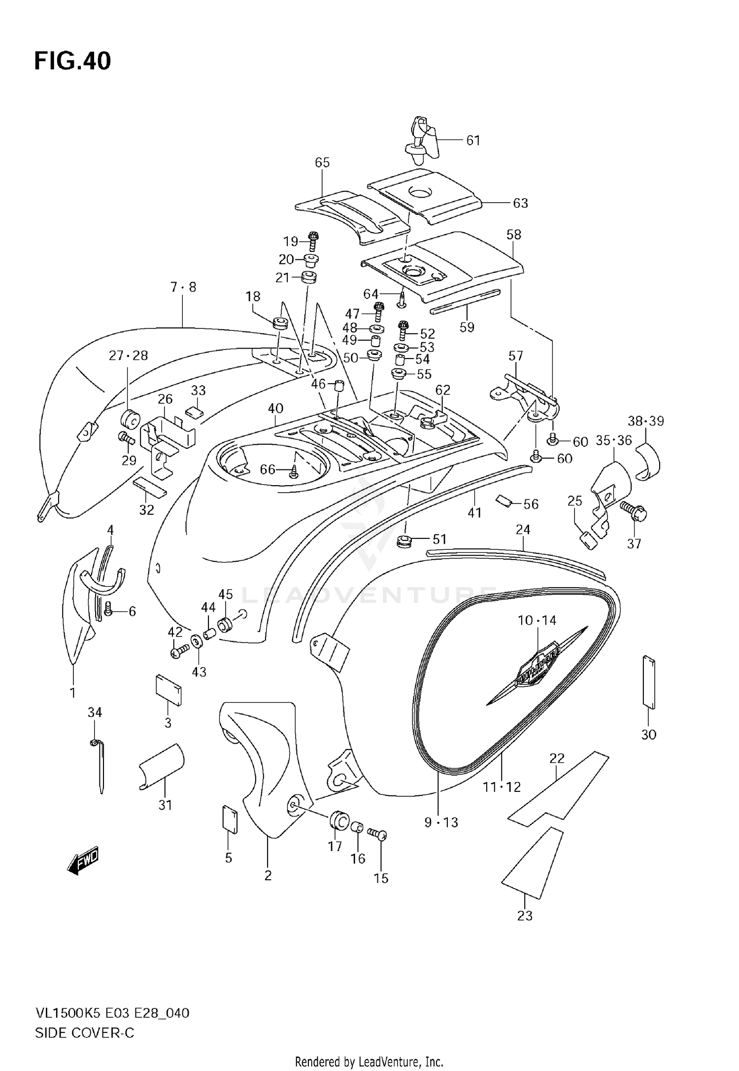 SIDE COVER (MODEL K5)