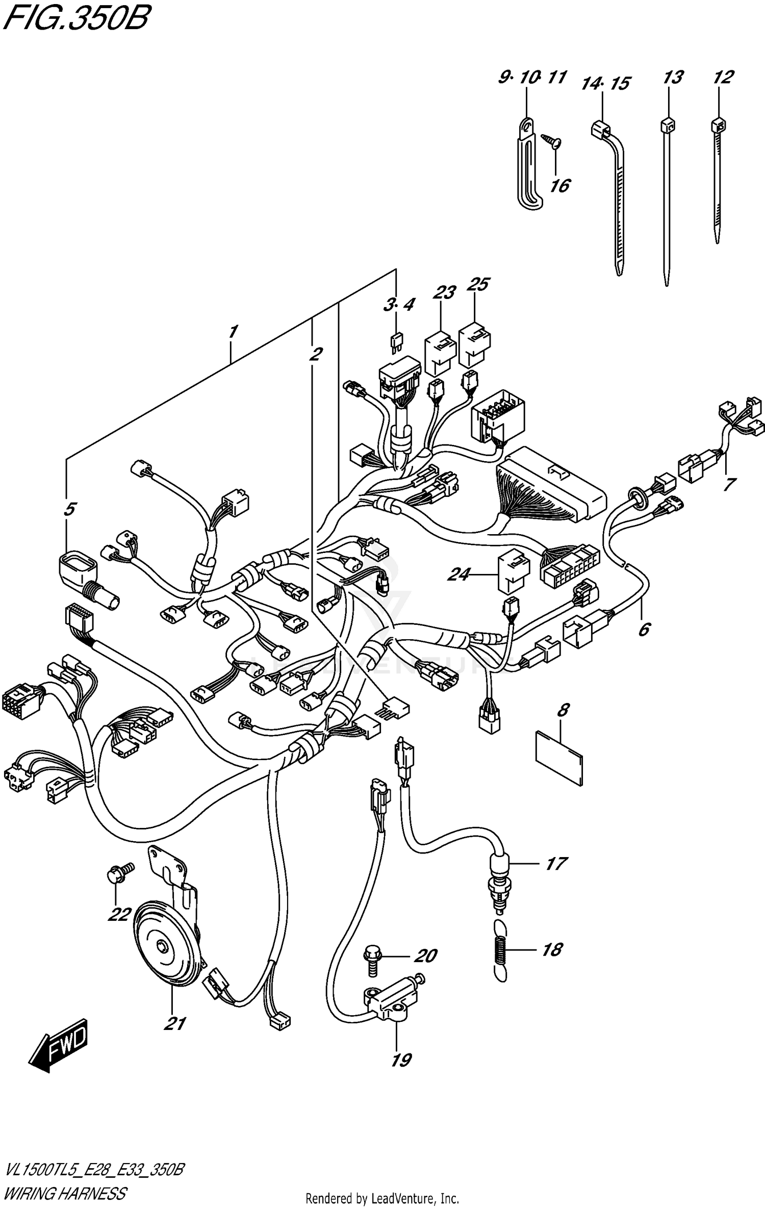 WIRING HARNESS (VL1500TL5 E33)