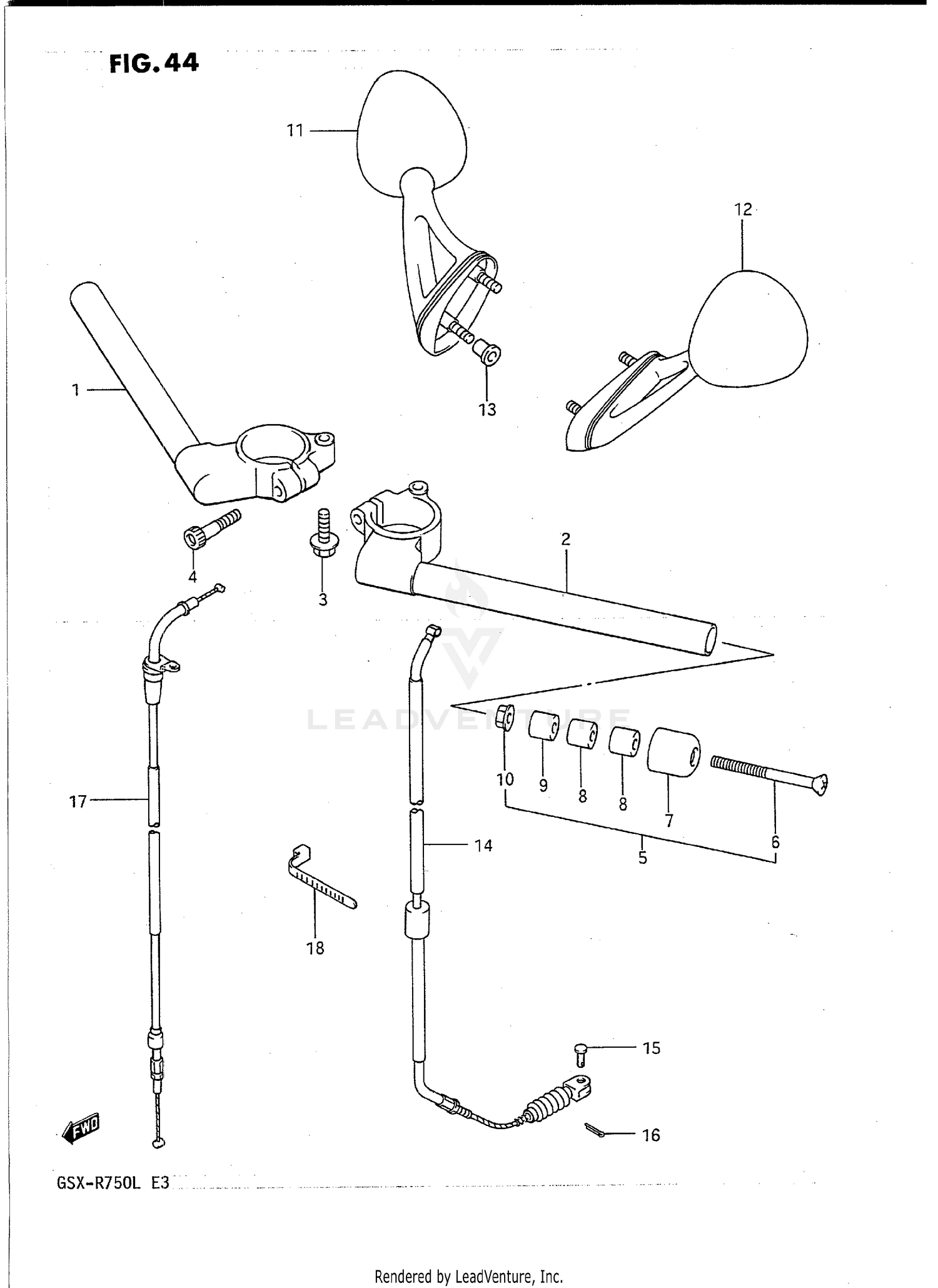 HANDLEBAR (MODEL J/K)