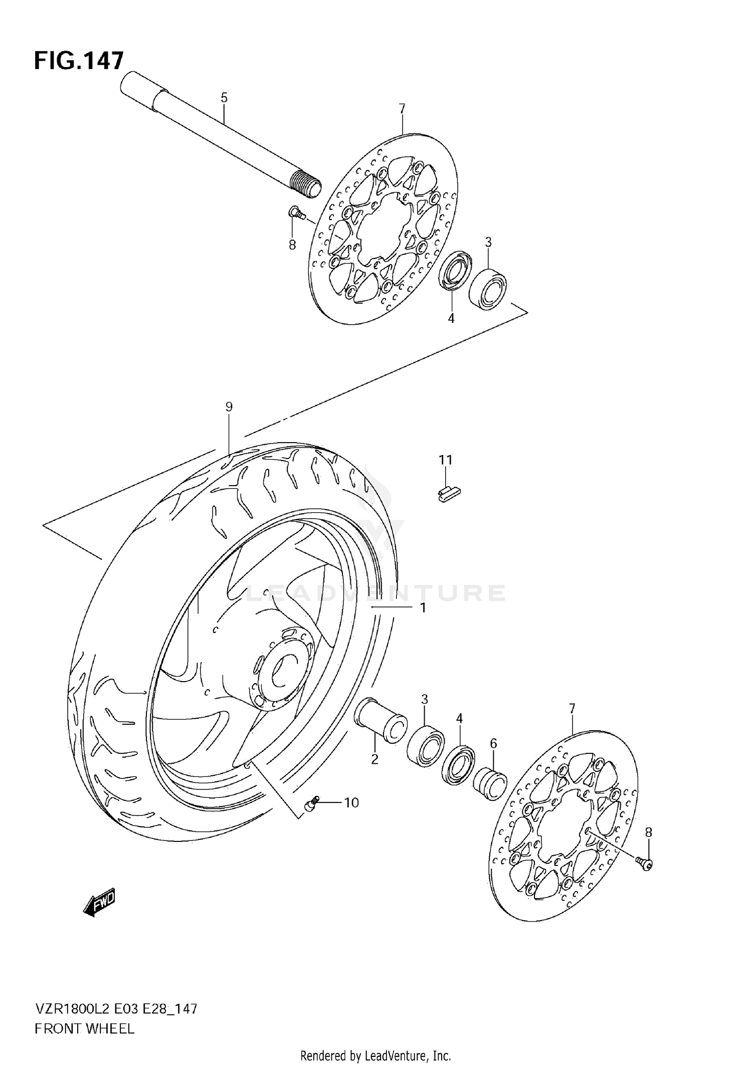 FRONT WHEEL (VZR1800Z L2 E33)