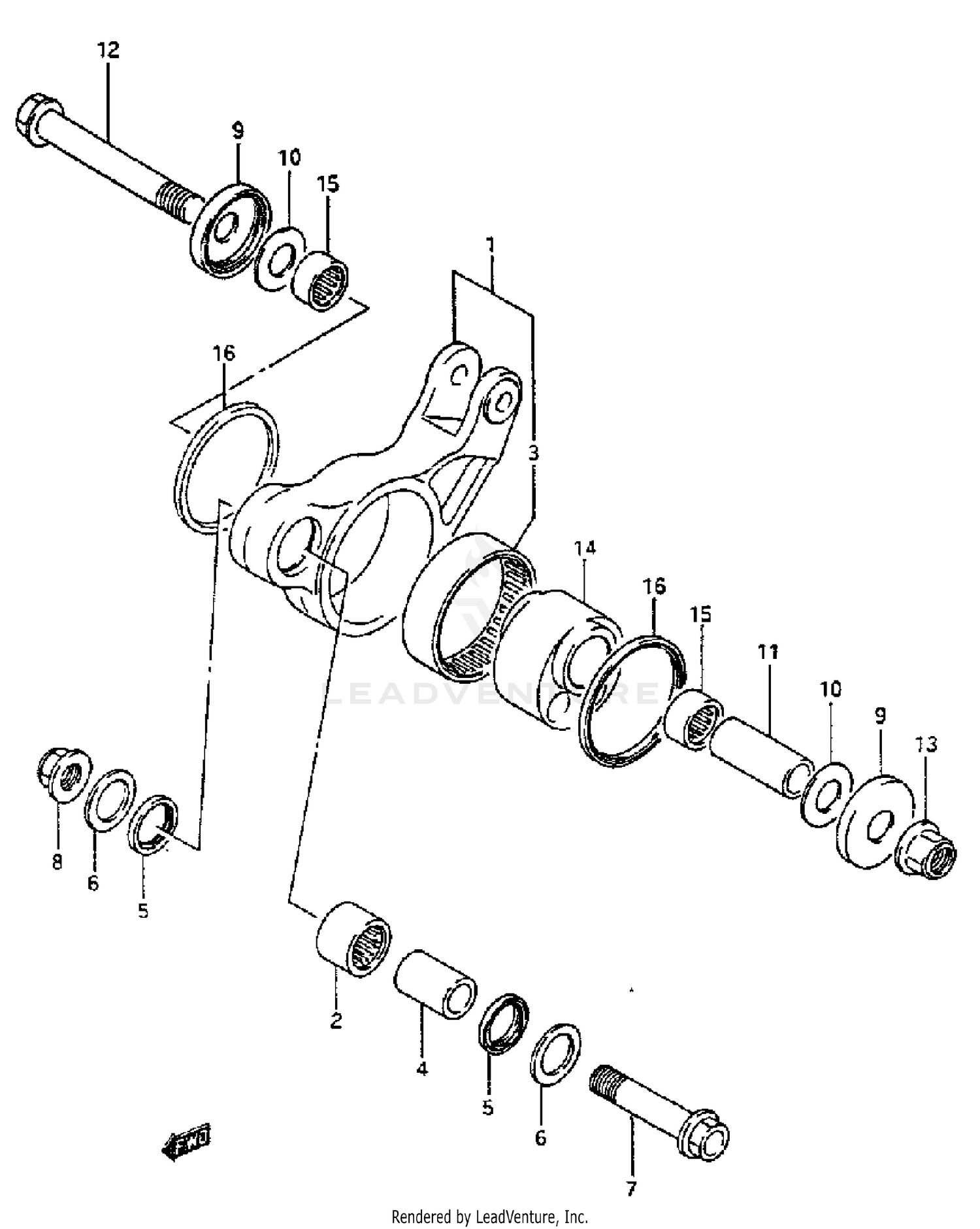 CUSHION LEVER (MODEL H/J/K)