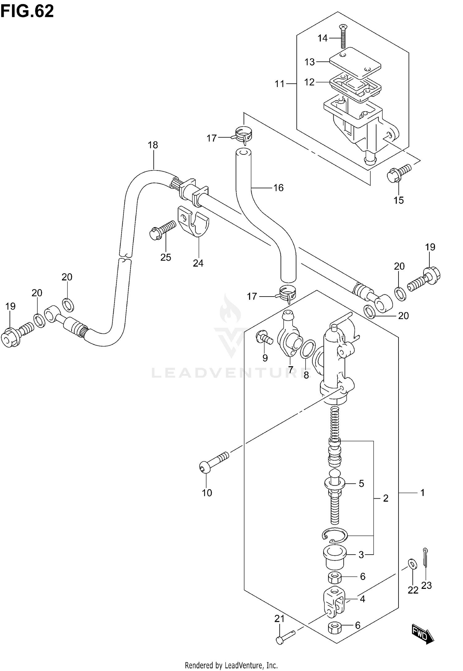 REAR MASTER CYLINDER