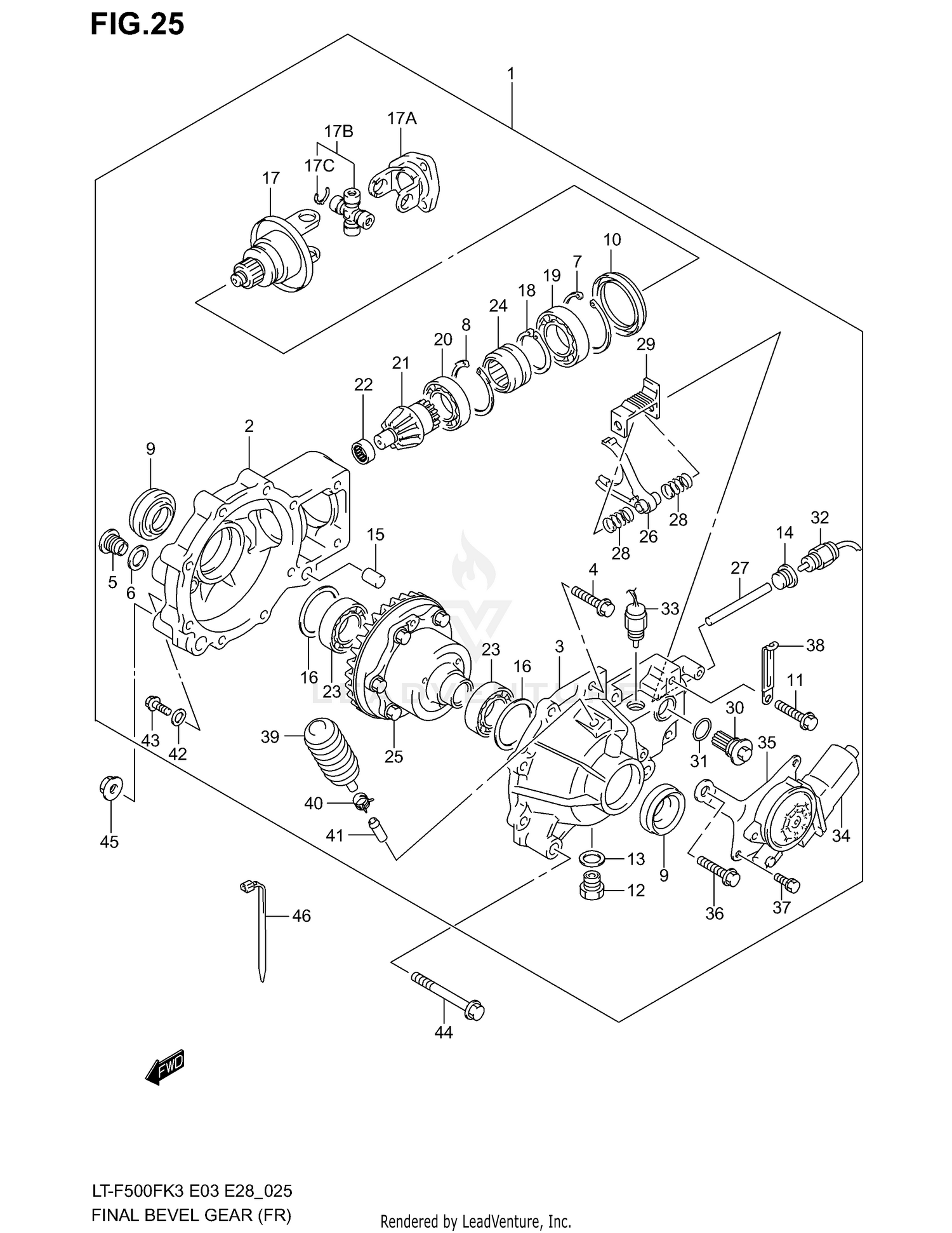 FINAL BEVEL GEAR (FRONT)