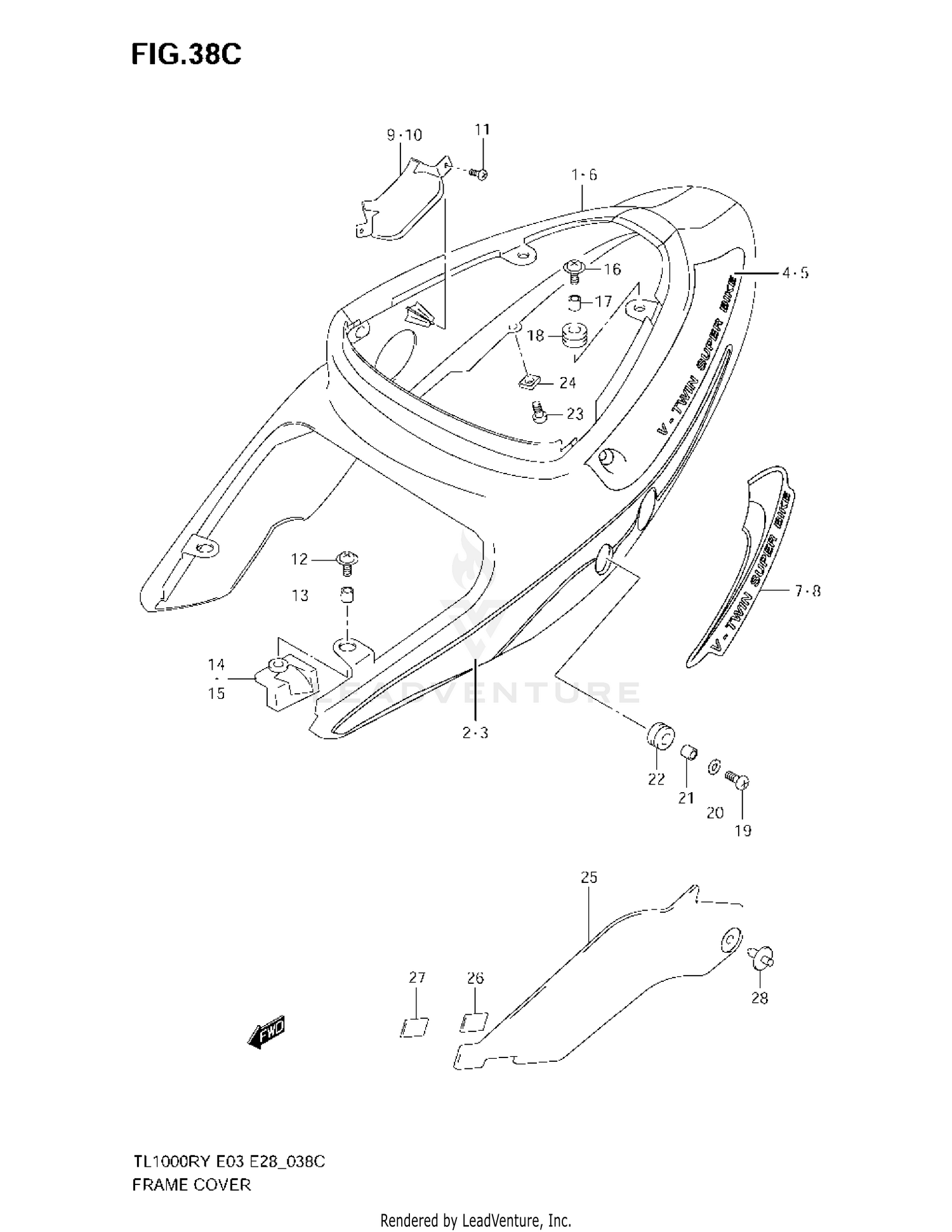 FRAME COVER (MODEL K1)