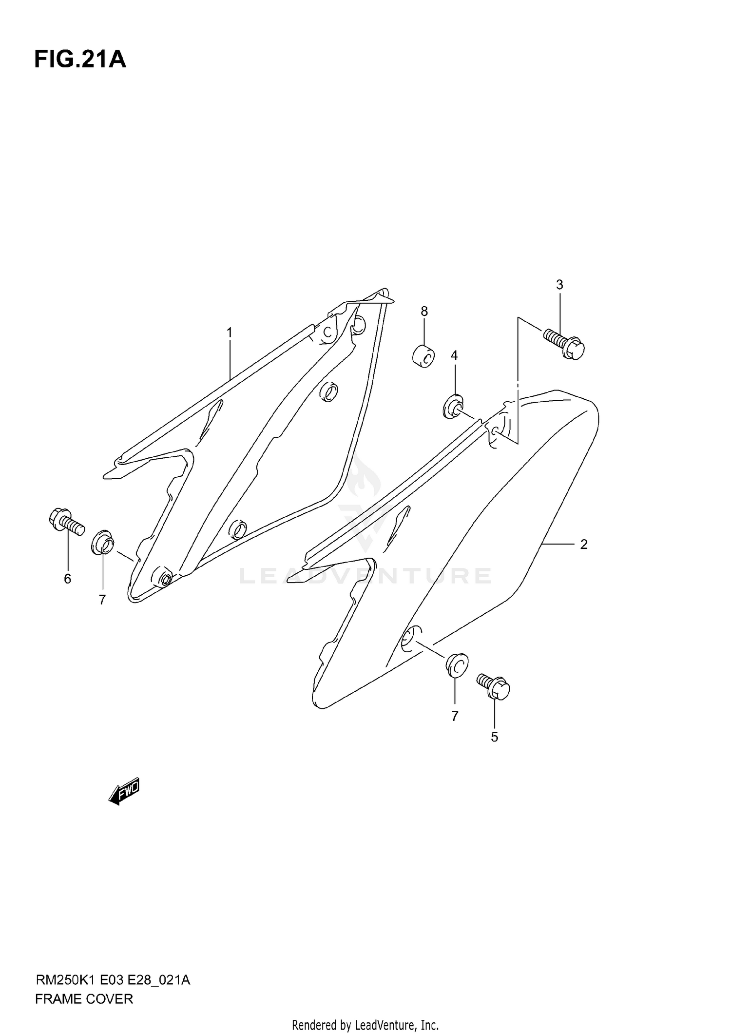 FRAME COVER (MODEL K2)