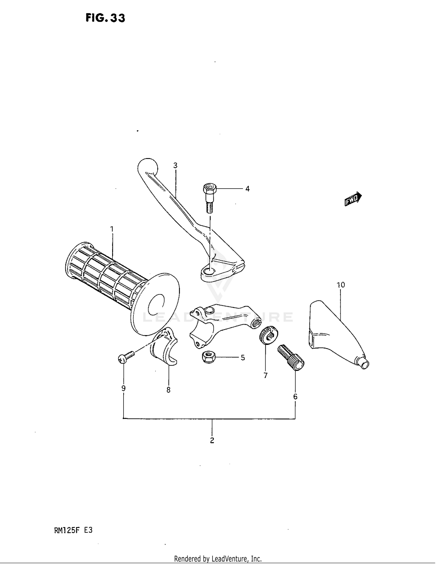 LEFT HANDLE SWITCH (MODEL E)