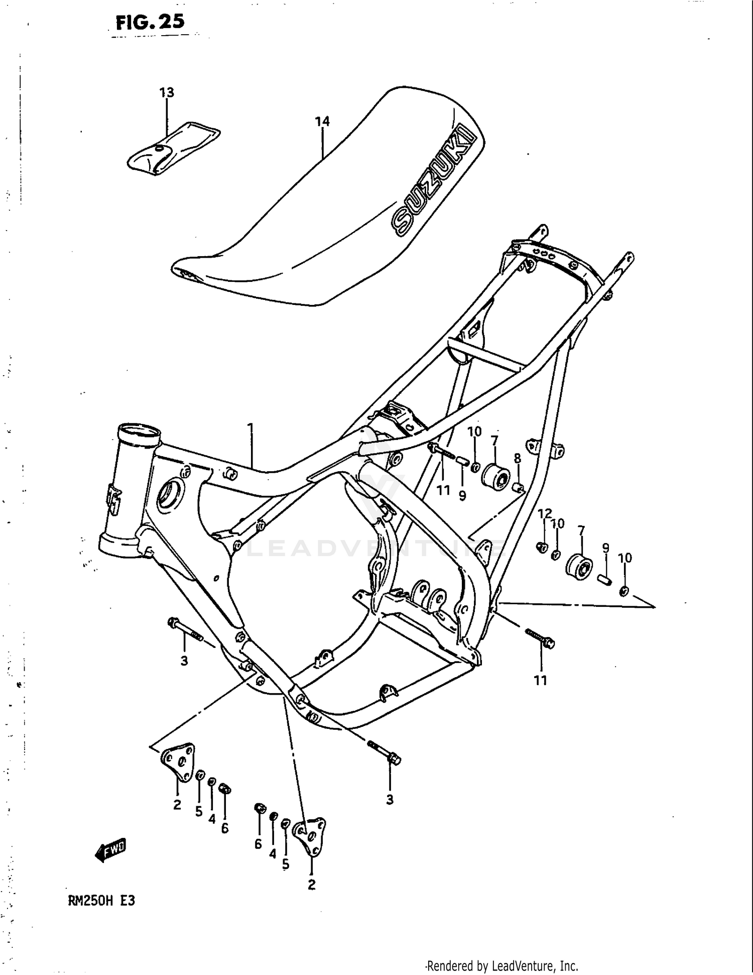FRAME - SEAT (MDOEL G)
