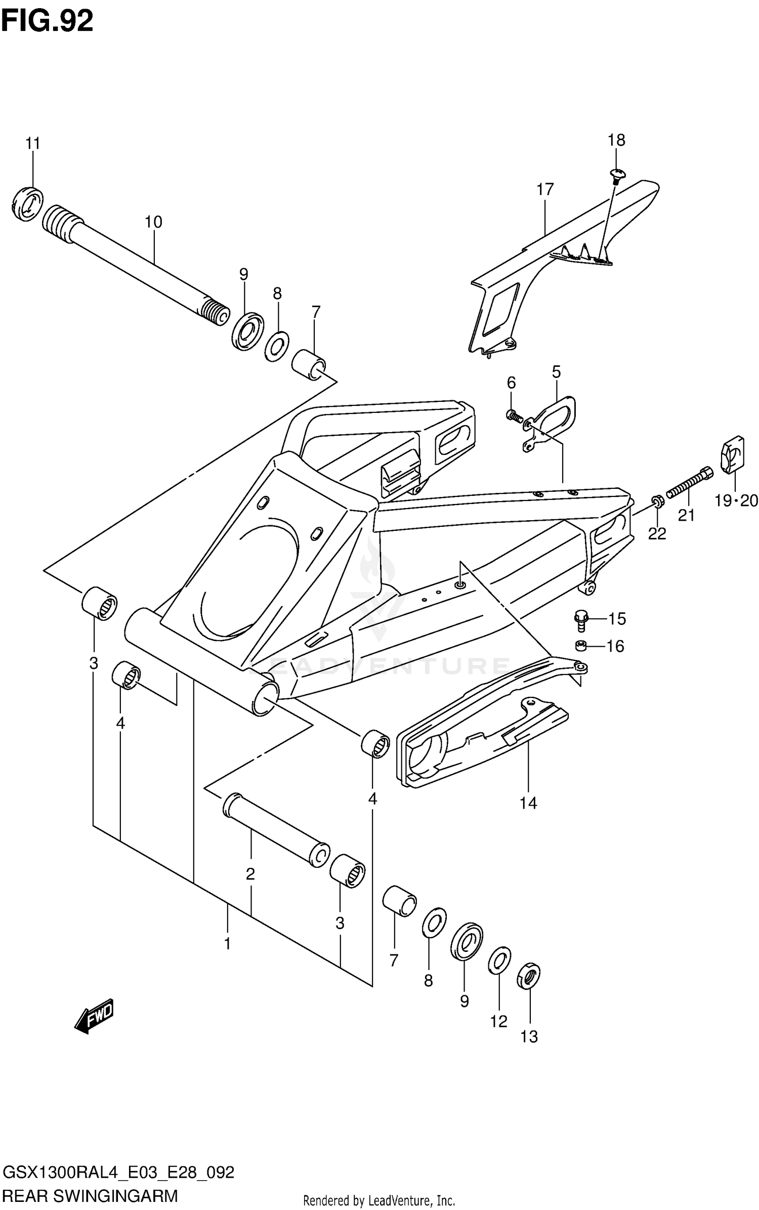 REAR SWINGINGARM