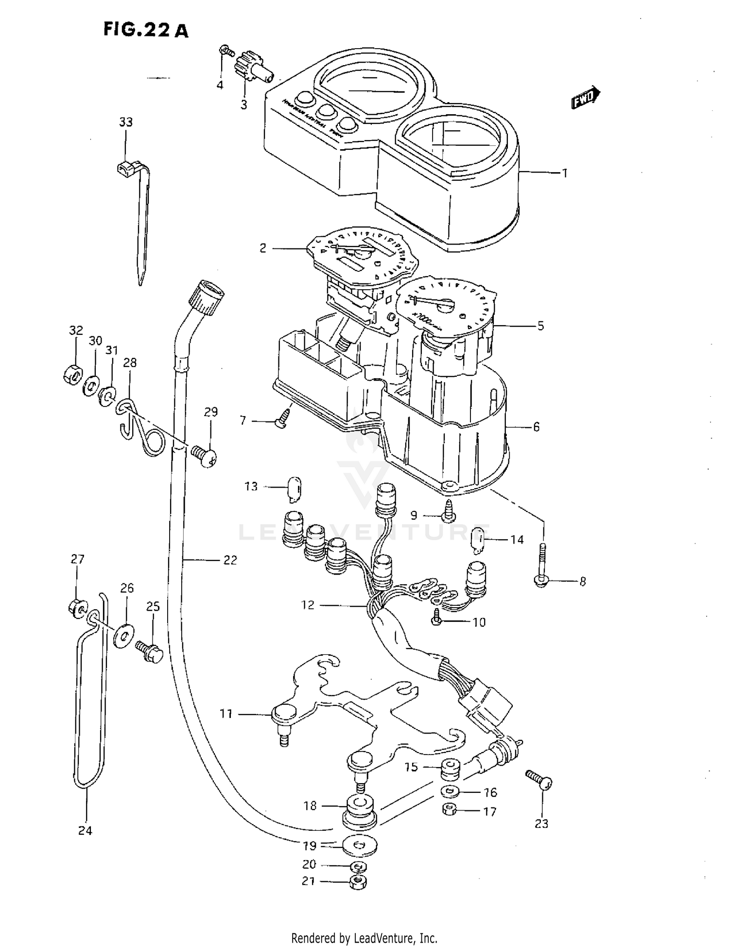 SPEEDOMETER-TACHOMETER (R)