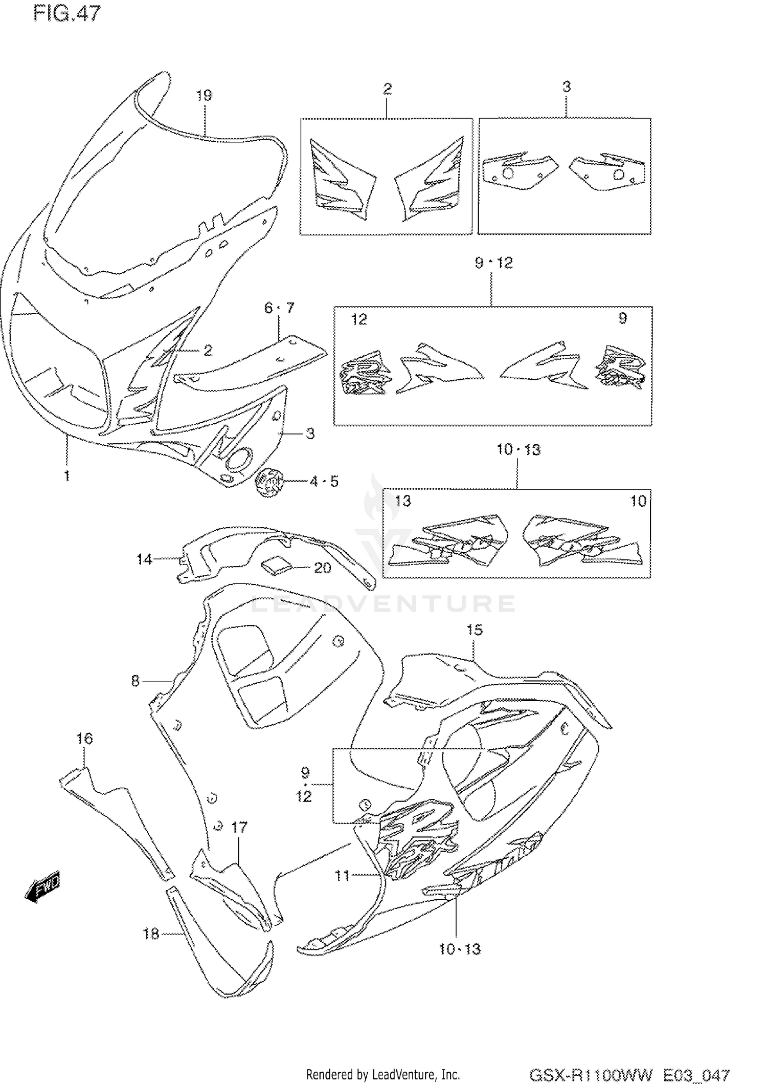 COWLING BODY (MODEL S)