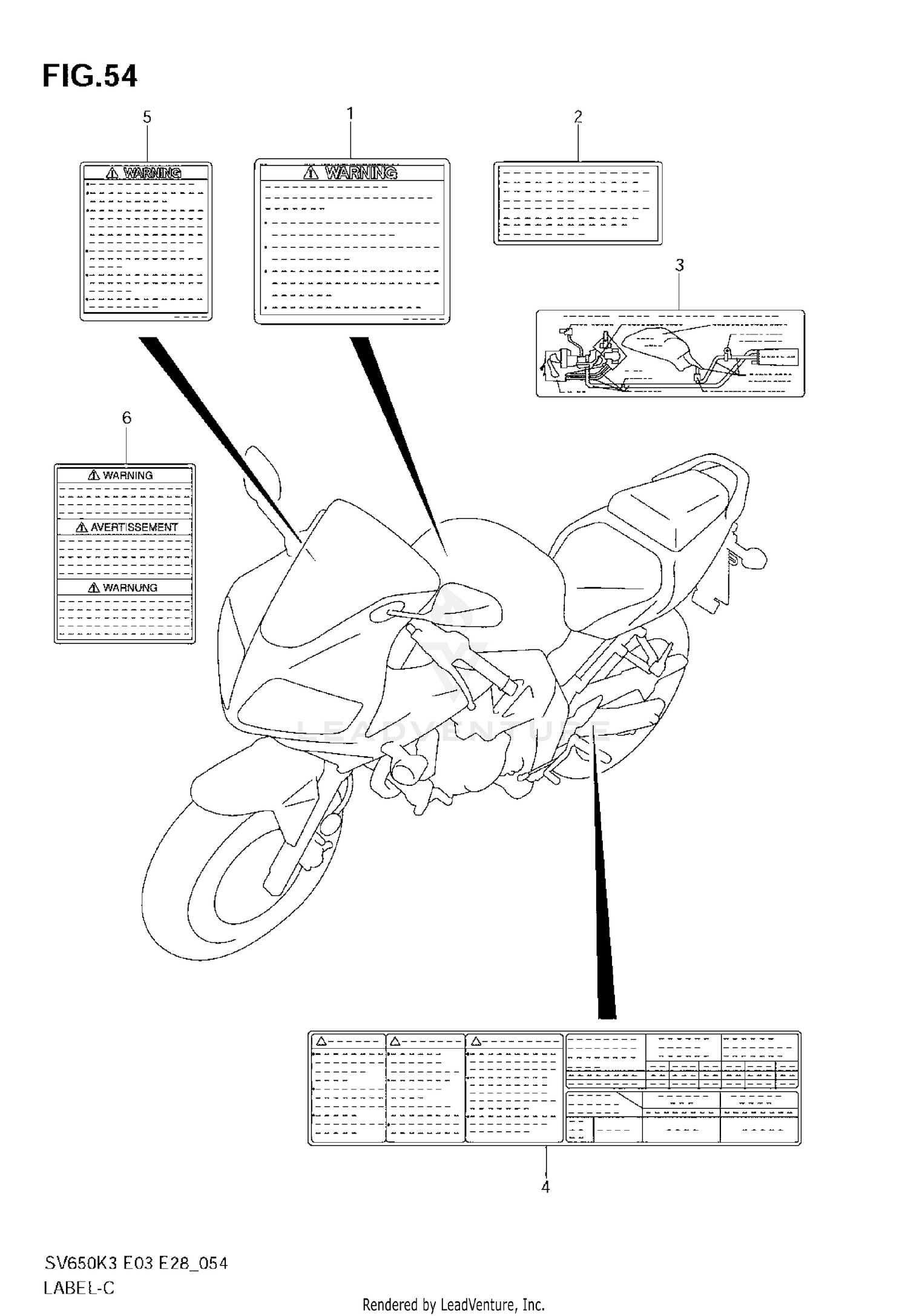 LABEL (MODEL K3/K4/K5/K6)