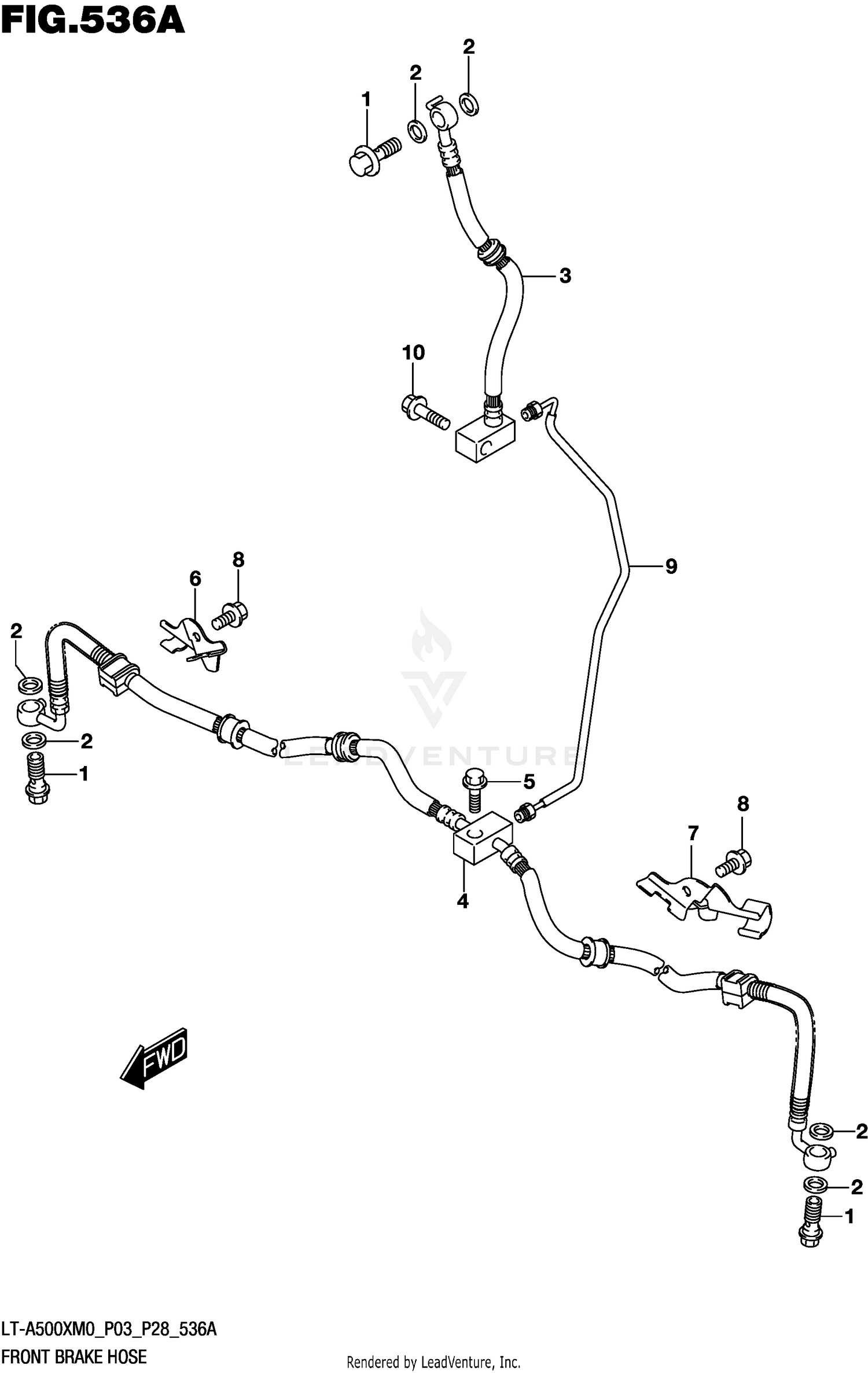 FRONT BRAKE HOSE