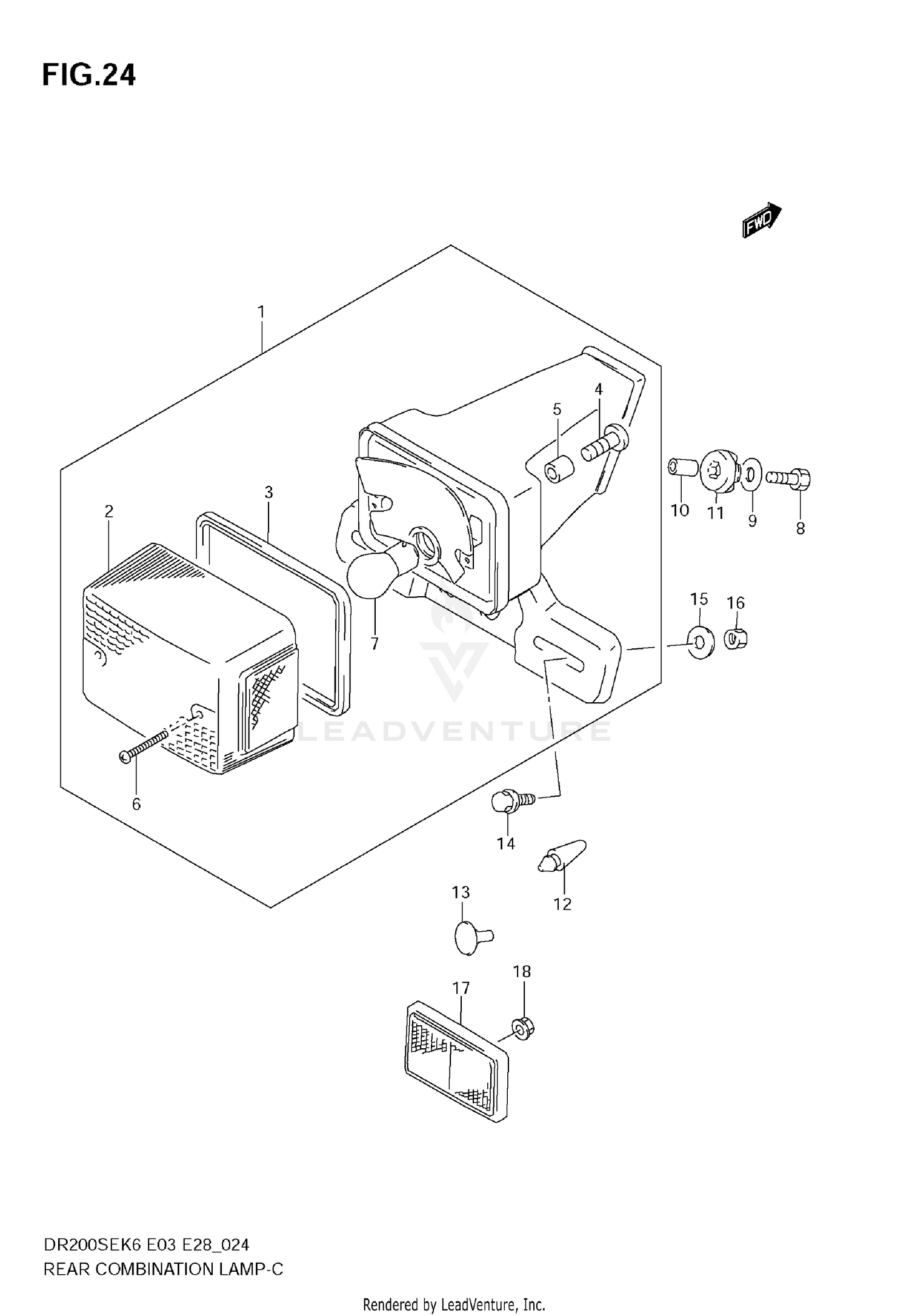 REAR COMBINATION LAMP