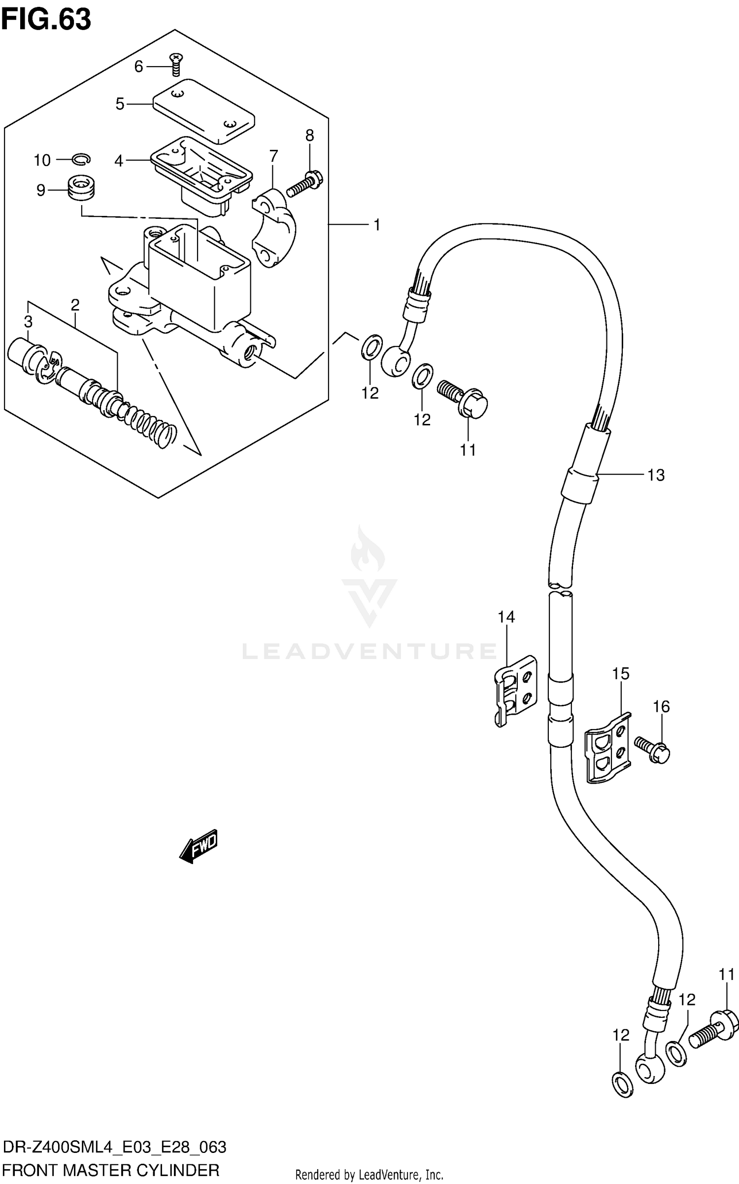 FRONT MASTER CYLINDER