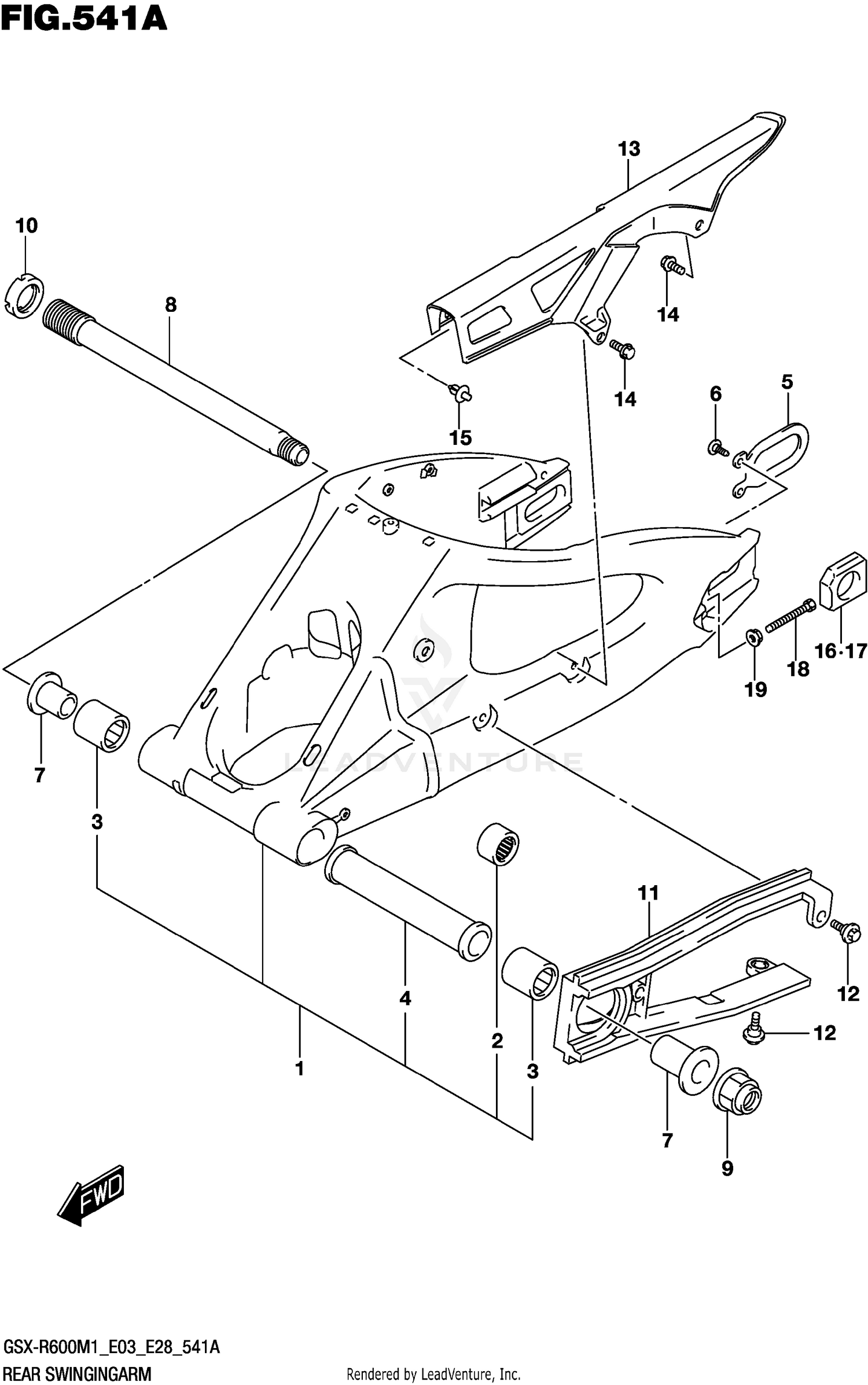 REAR SWINGINGARM