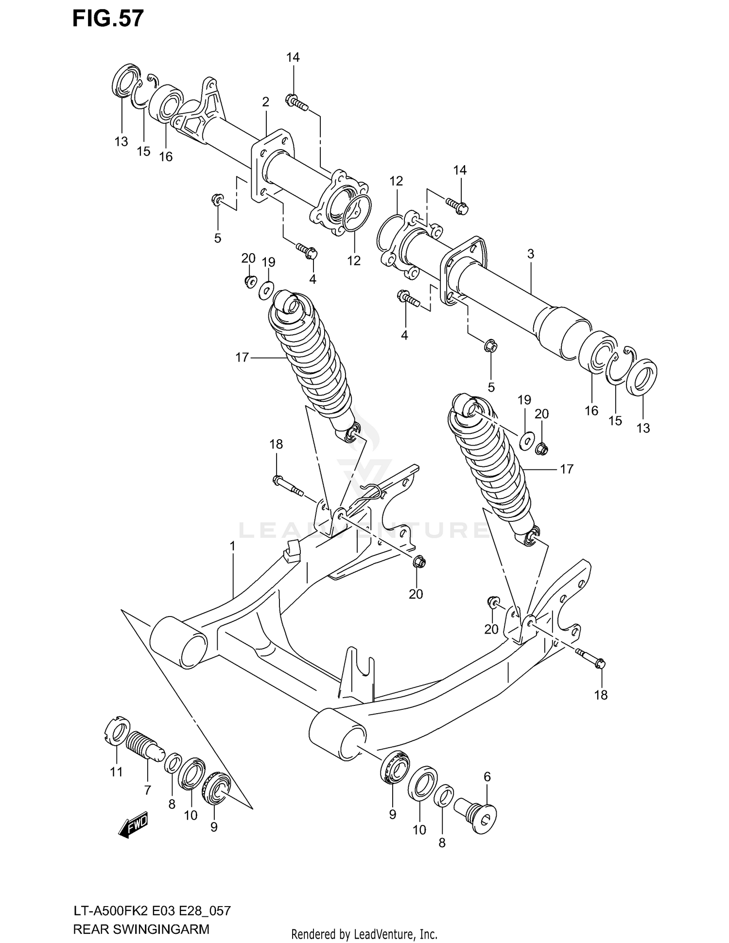 REAR SWINGINGARM
