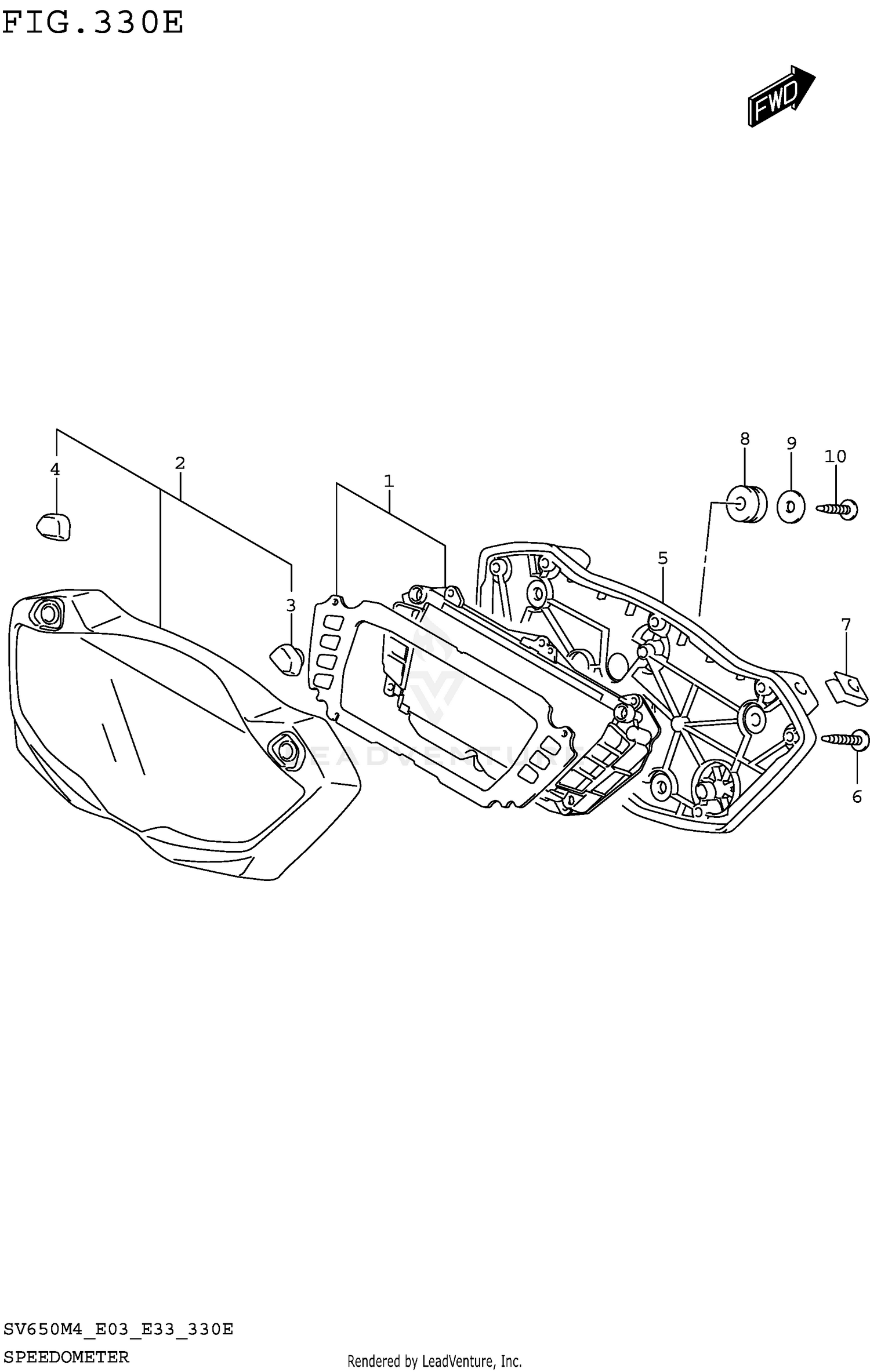 SPEEDOMETER (SV650XAM4 E28)