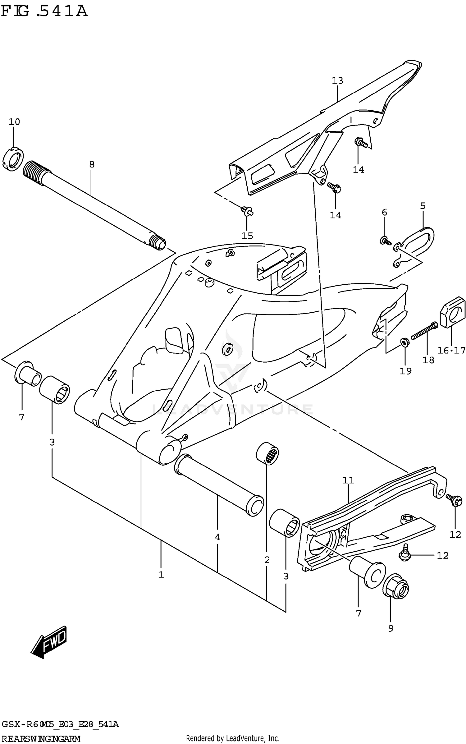REAR SWINGINGARM