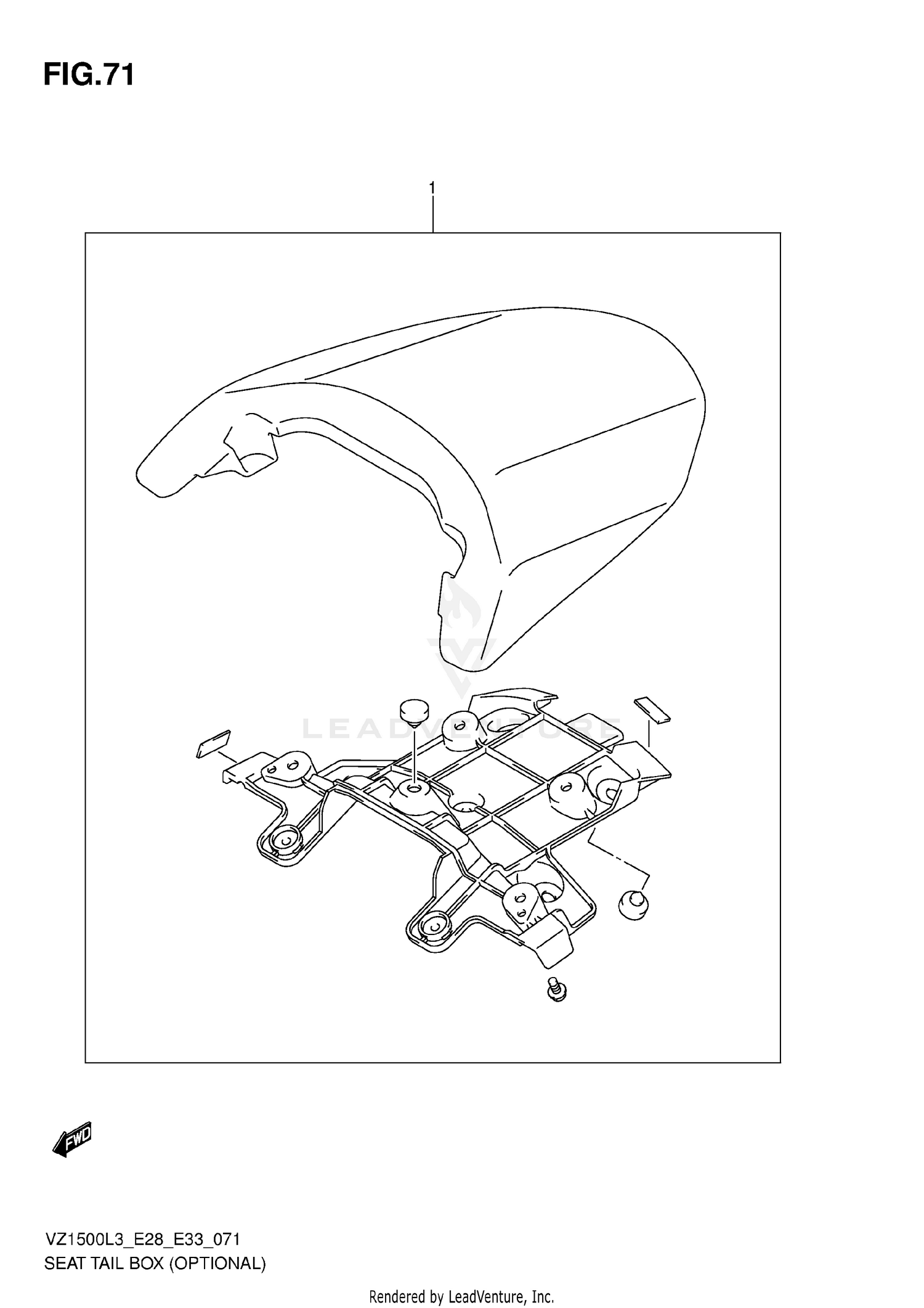 SEAT TAIL BOX (OPTIONAL)