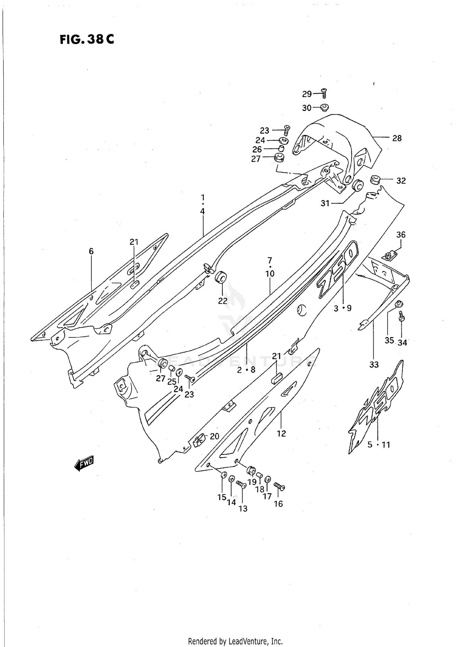 FRAME COVER (MODEL P/R)