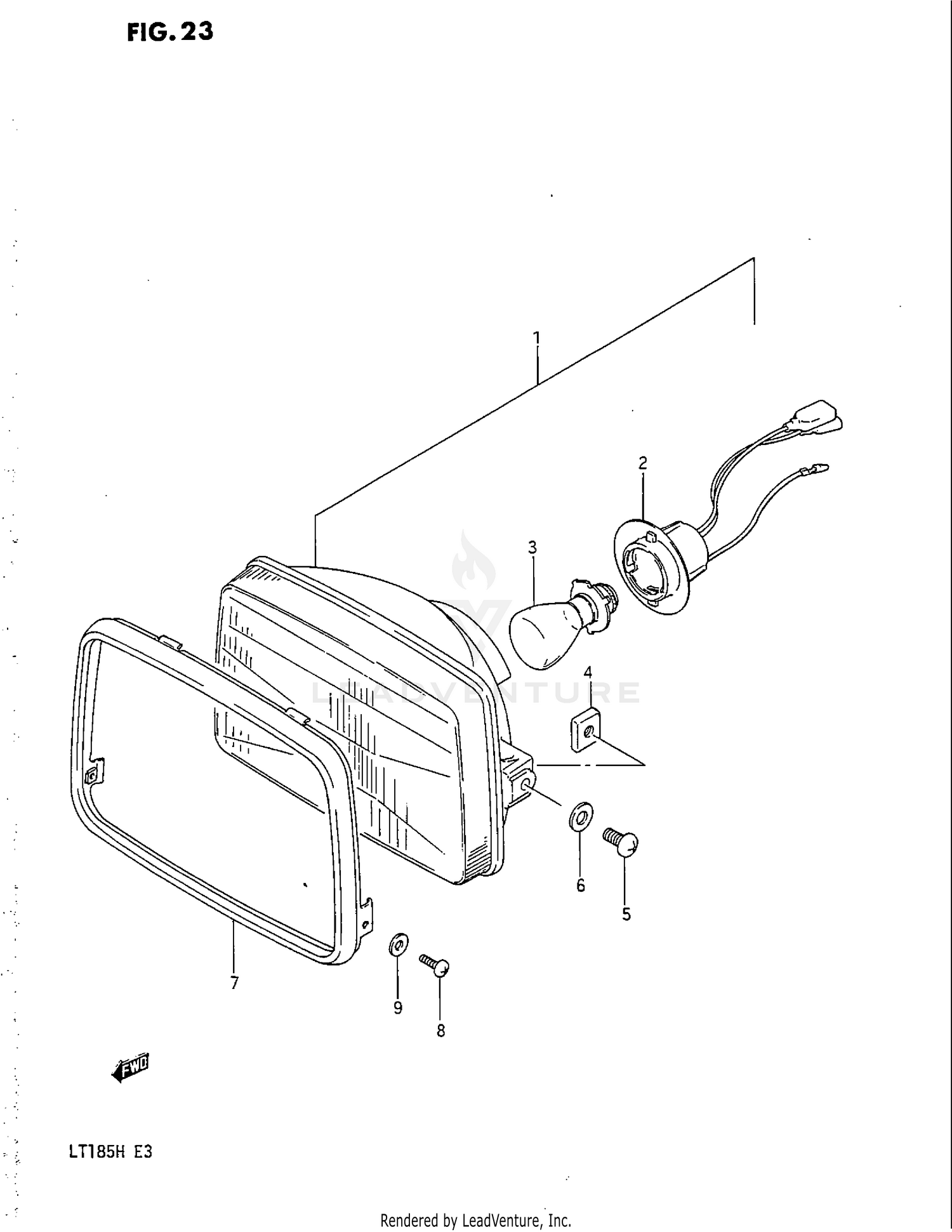 HEADLAMP (MODEL F/G/H)