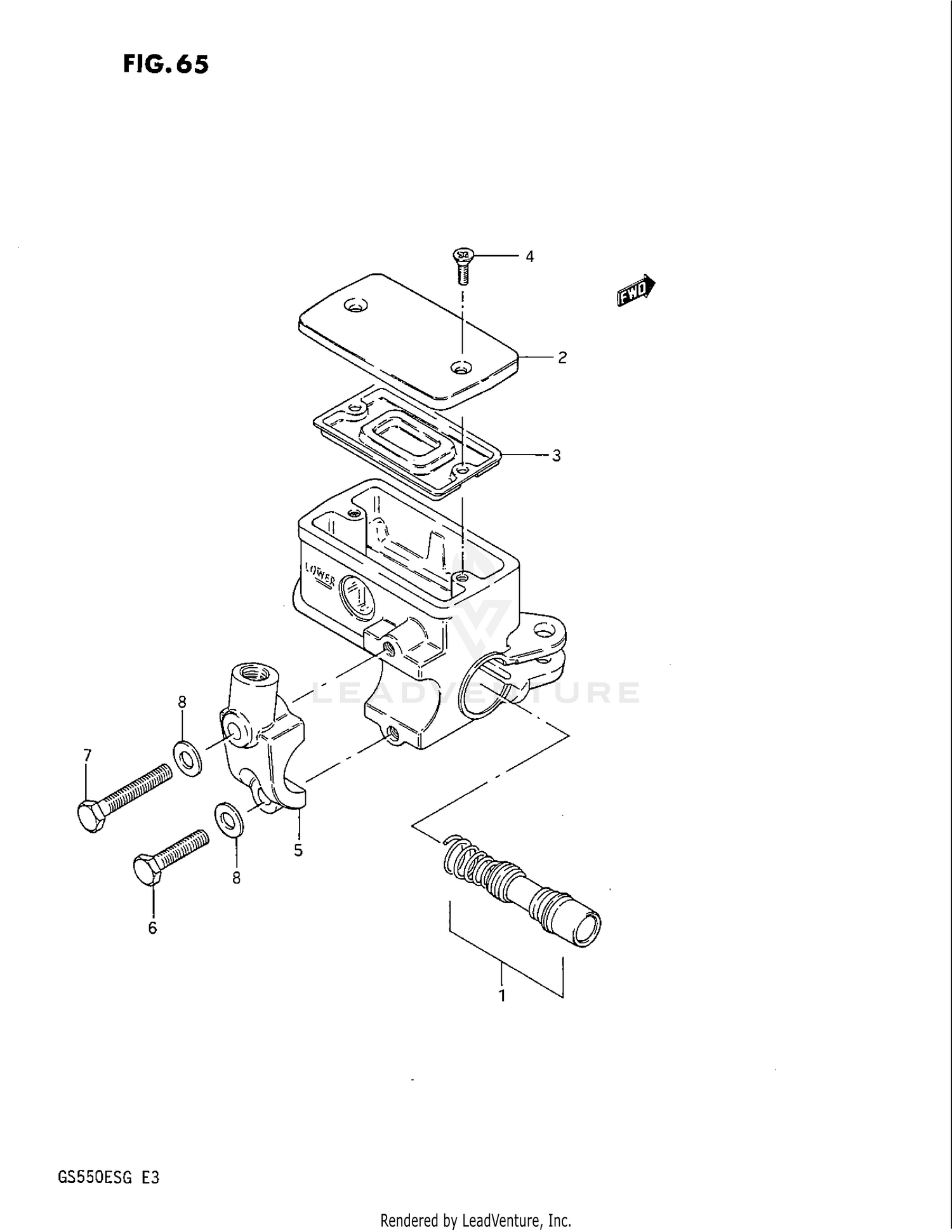 FRONT MASTER CYLINDER
