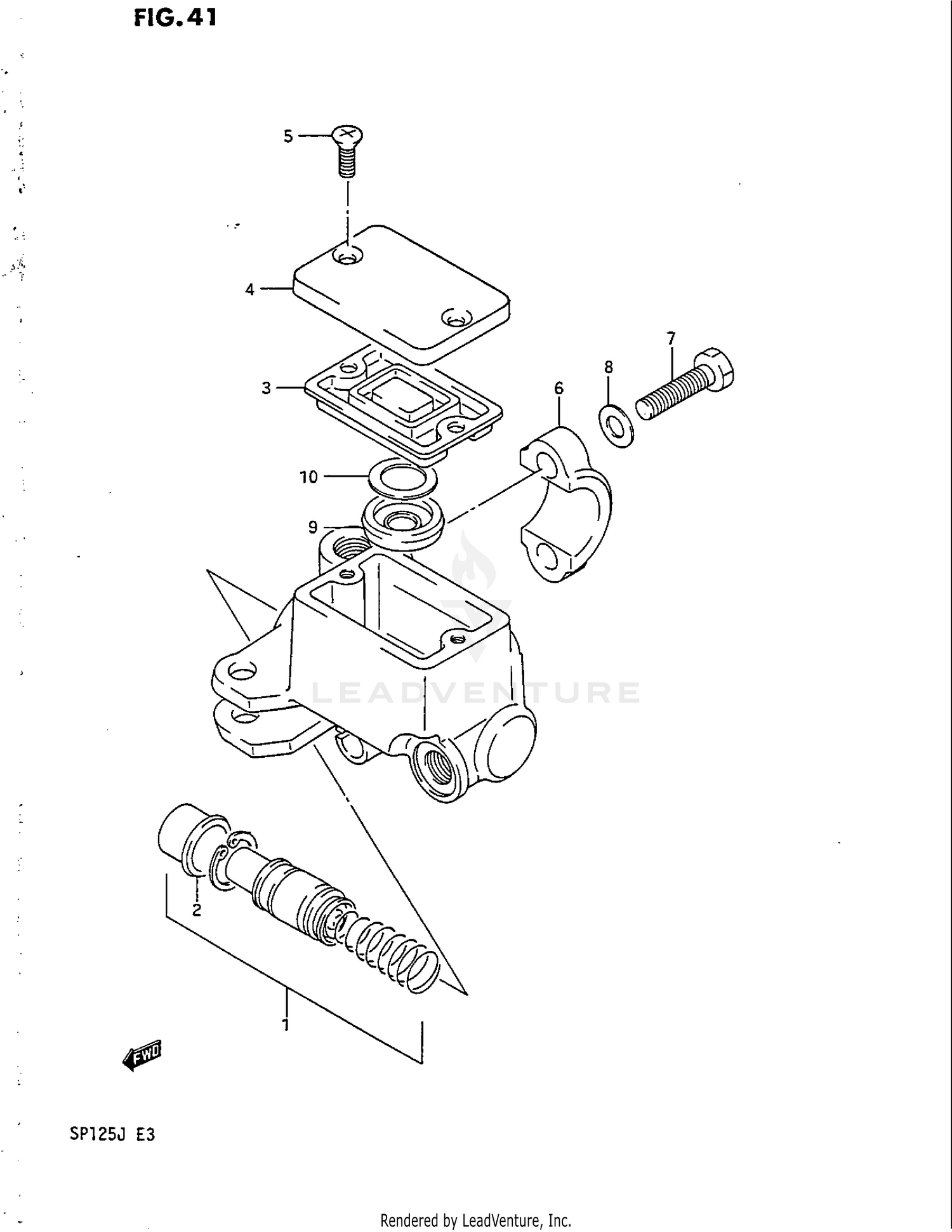 FRONT MASTER CYLINDER