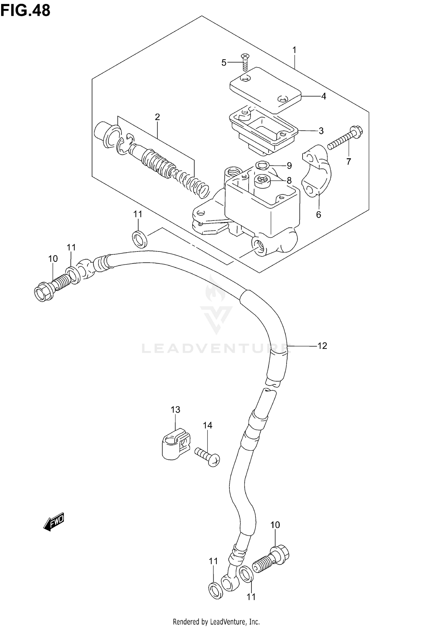 FRONT MASTER CYLINDER