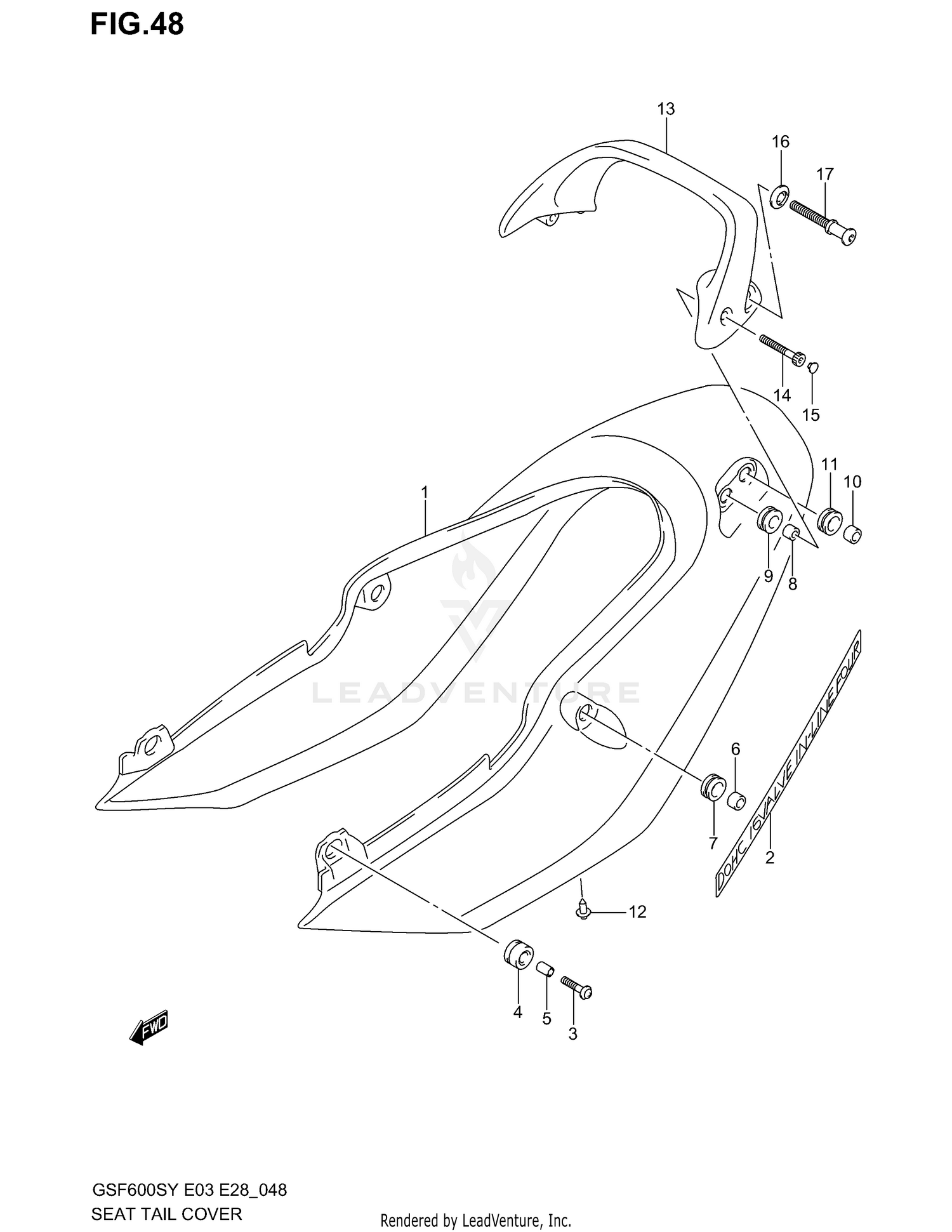 SEAT TAIL COVER (MODEL Y)