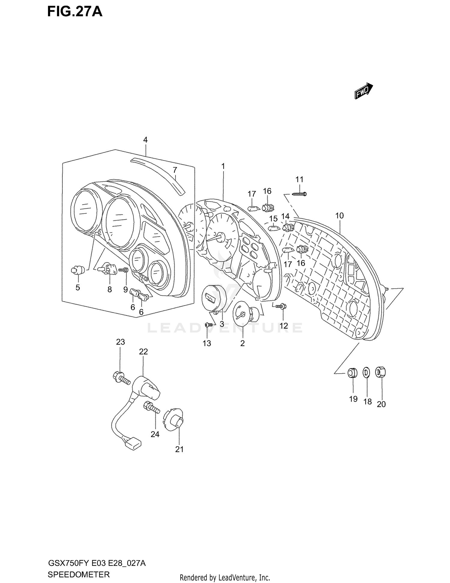 SPEEDOMETER (MODEL Y/K1)