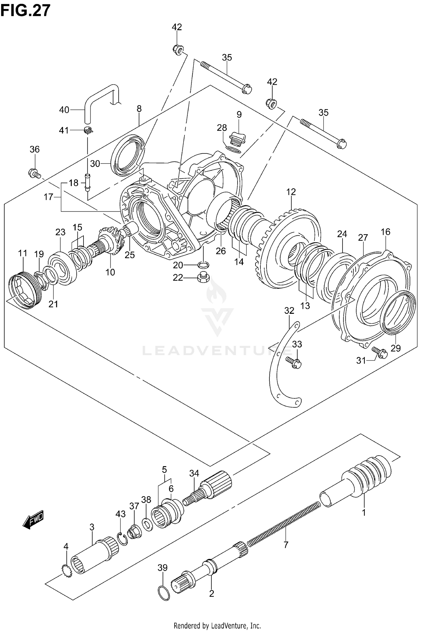 FINAL BEVEL GEAR (REAR)