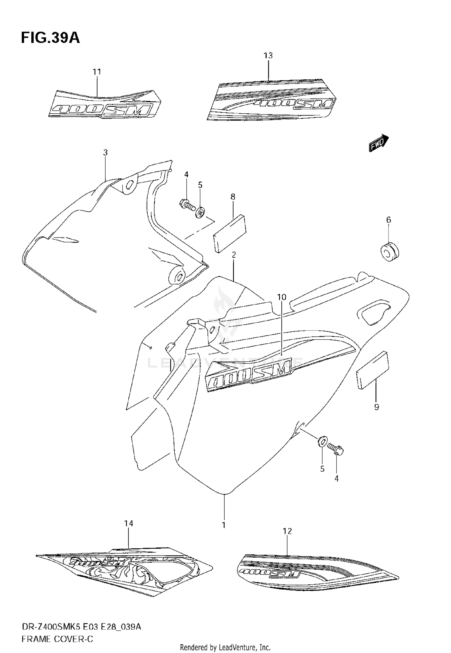 FRAME COVER (MODEL K7/K8)