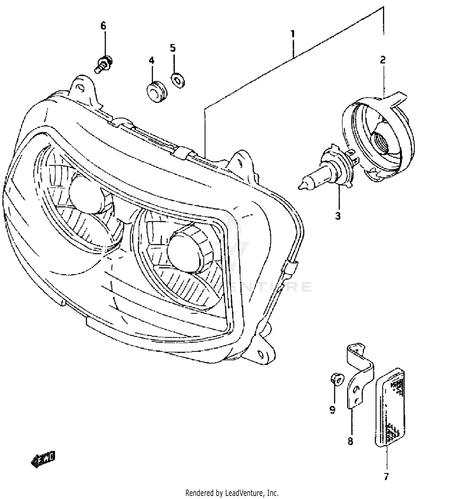 HEADLAMP (MODEL R/S)