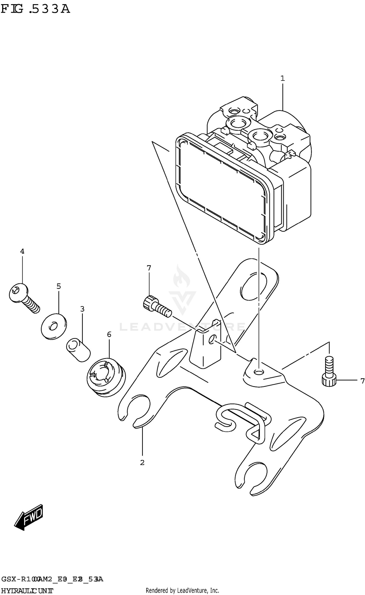 HYDRAULIC UNIT (GSX-R1000A)