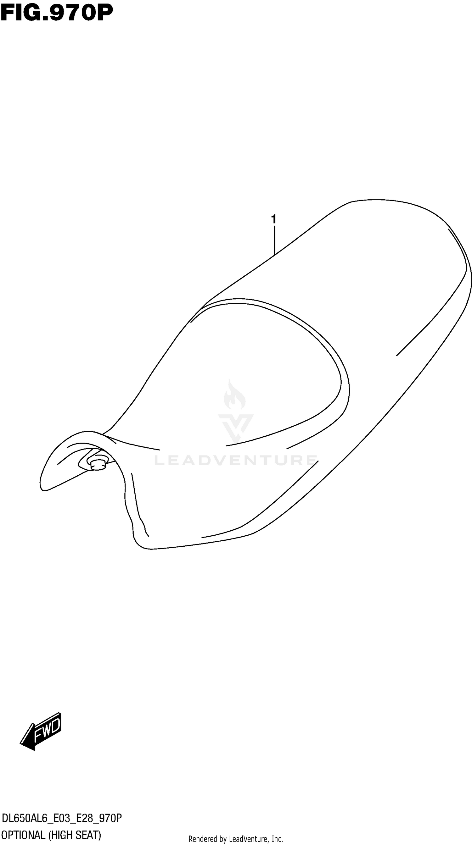 OPTIONAL (HIGH SEAT) (DL650XAL6 E03)