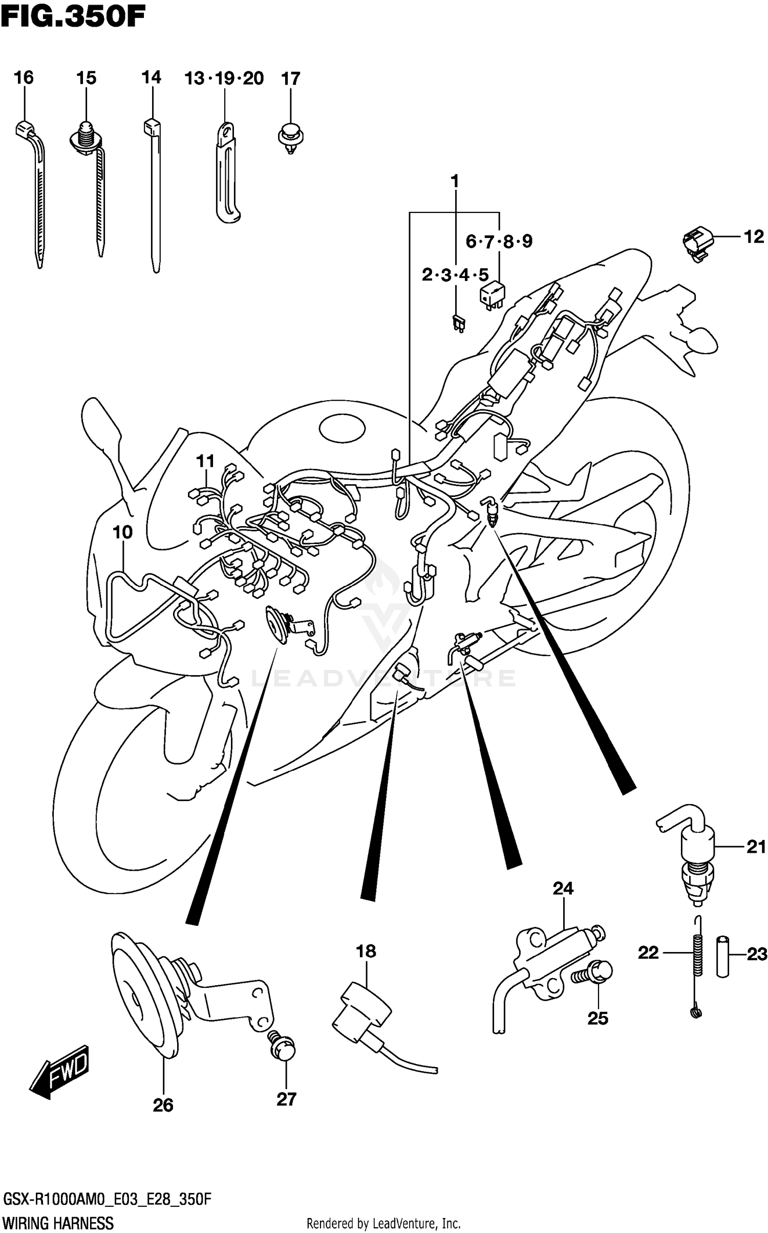 WIRING HARNESS (GSX-R1000RA:E33)