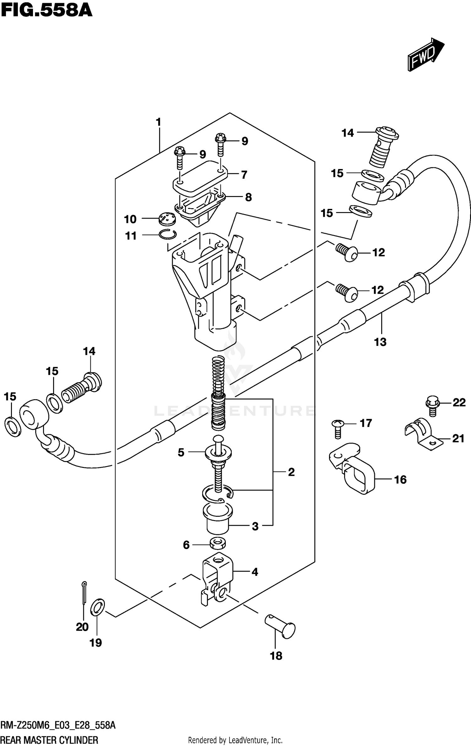 REAR MASTER CYLINDER