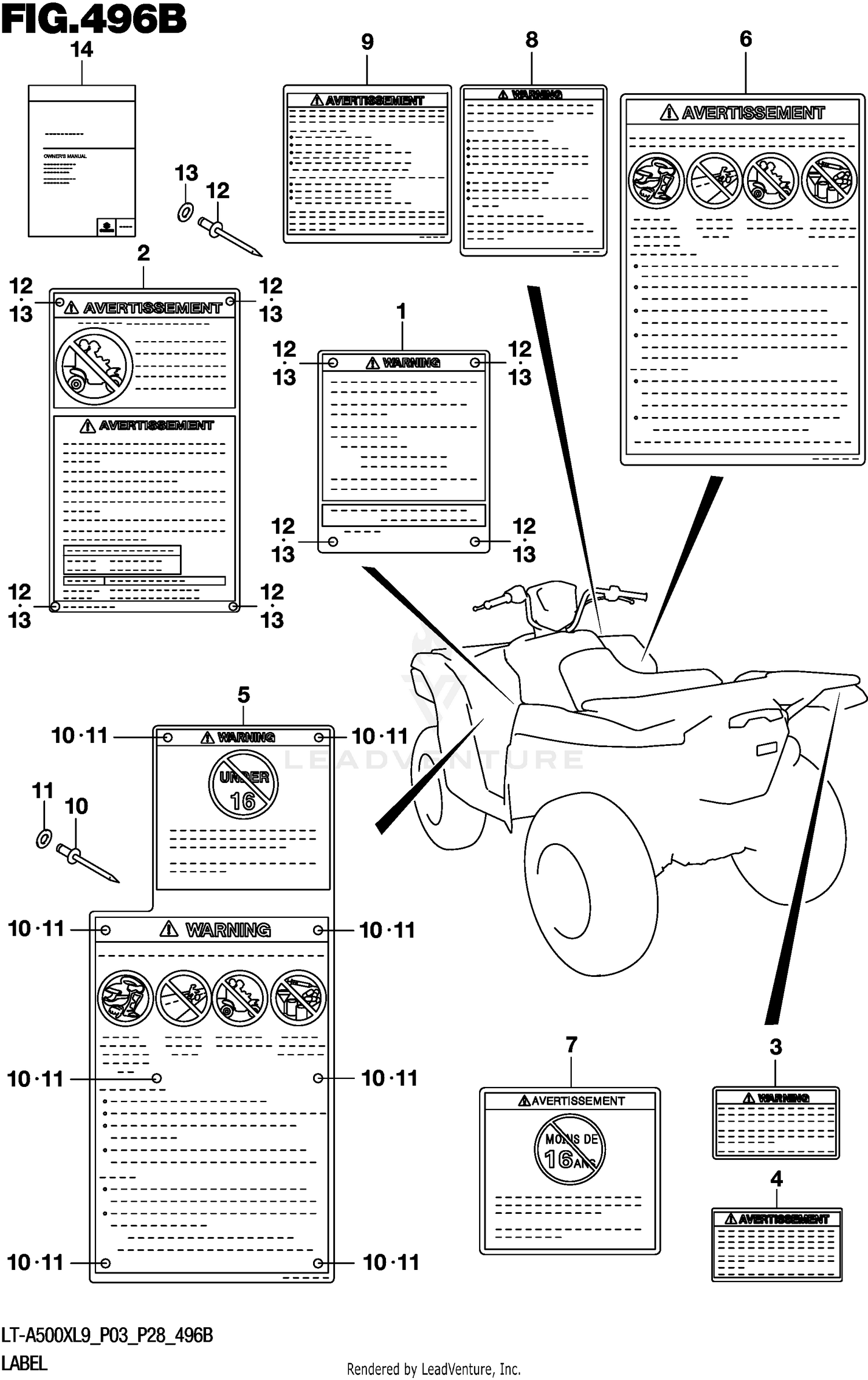 LABEL (LT-A500XL9 P28)