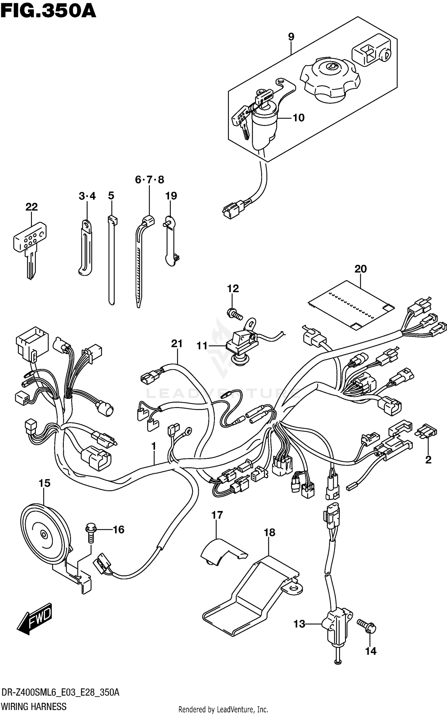 WIRING HARNESS (DR-Z400SML6 E03)